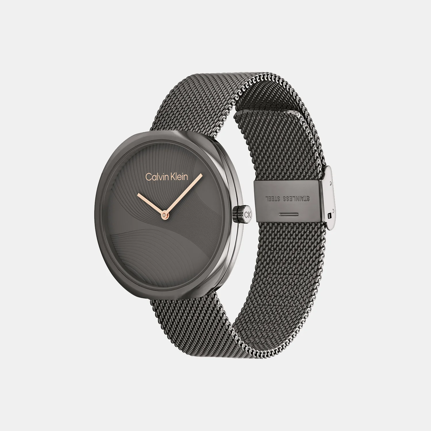 Sculpt Women Quartz Grey Dial Analog Mesh Watch 25200248 - Image 2