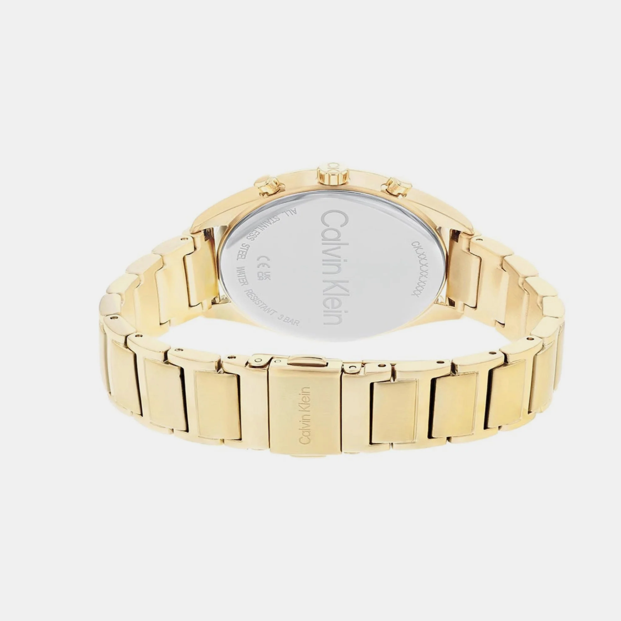 Sport Women Quartz Champagne Dial Analog Stainless Steel Watch 25200173 - Image 3