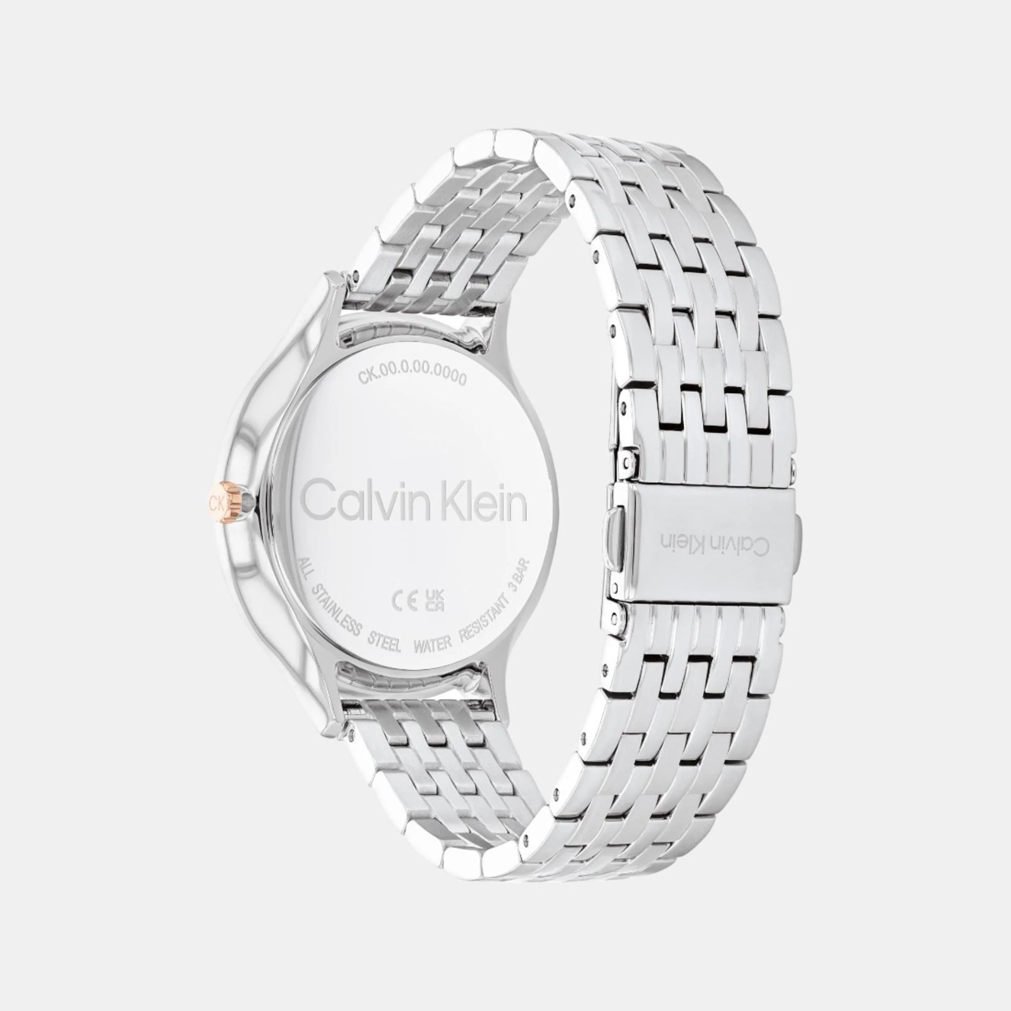 Timeless Women Quartz Blue Dial Analog Stainless Steel Watch 25100001 - Image 3
