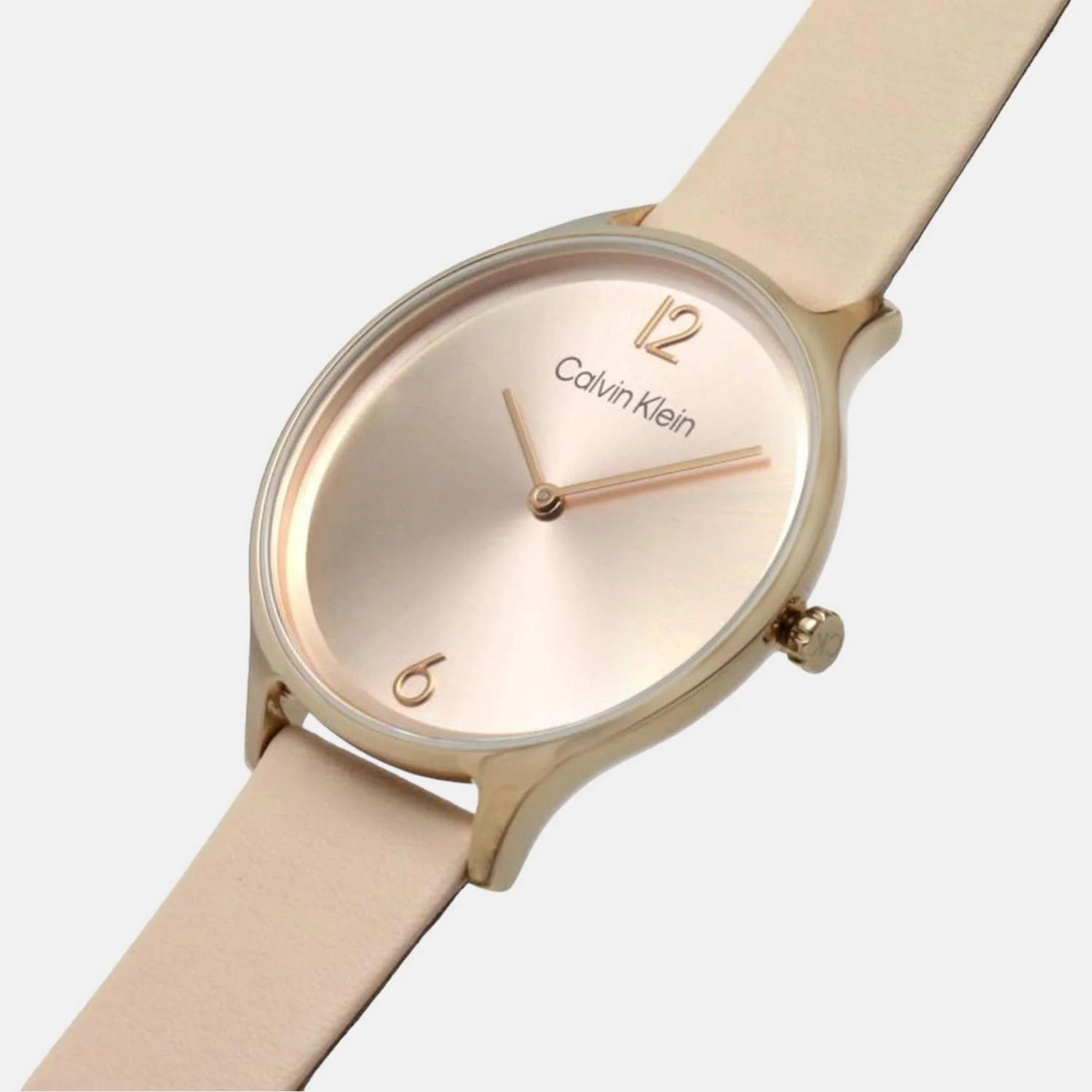 Timeless Women Quartz Gold Dial Analog Leather Watch 25200009 - Image 5