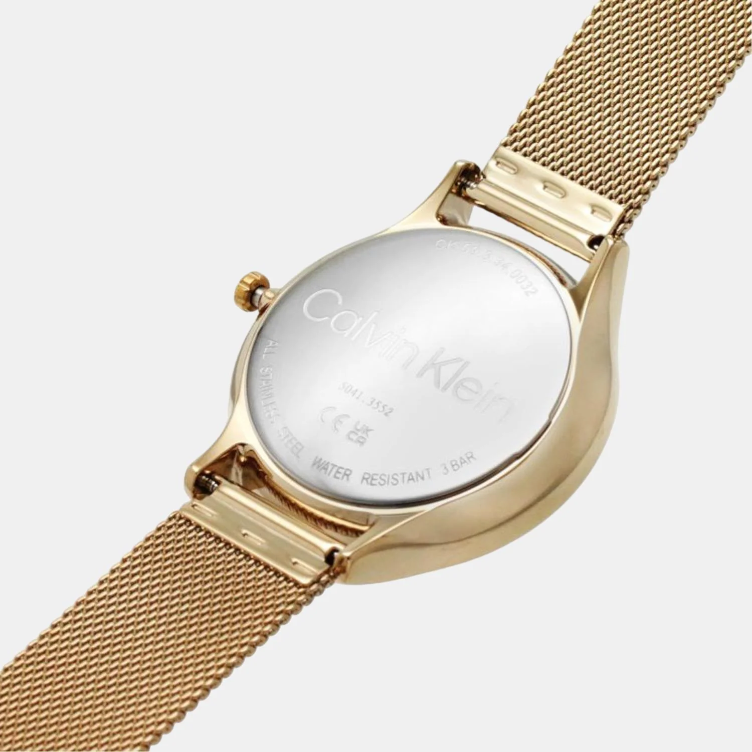 Timeless Women Quartz Rose Gold Dial Chronograph Stainless Steel Watch 25200102 - Image 7