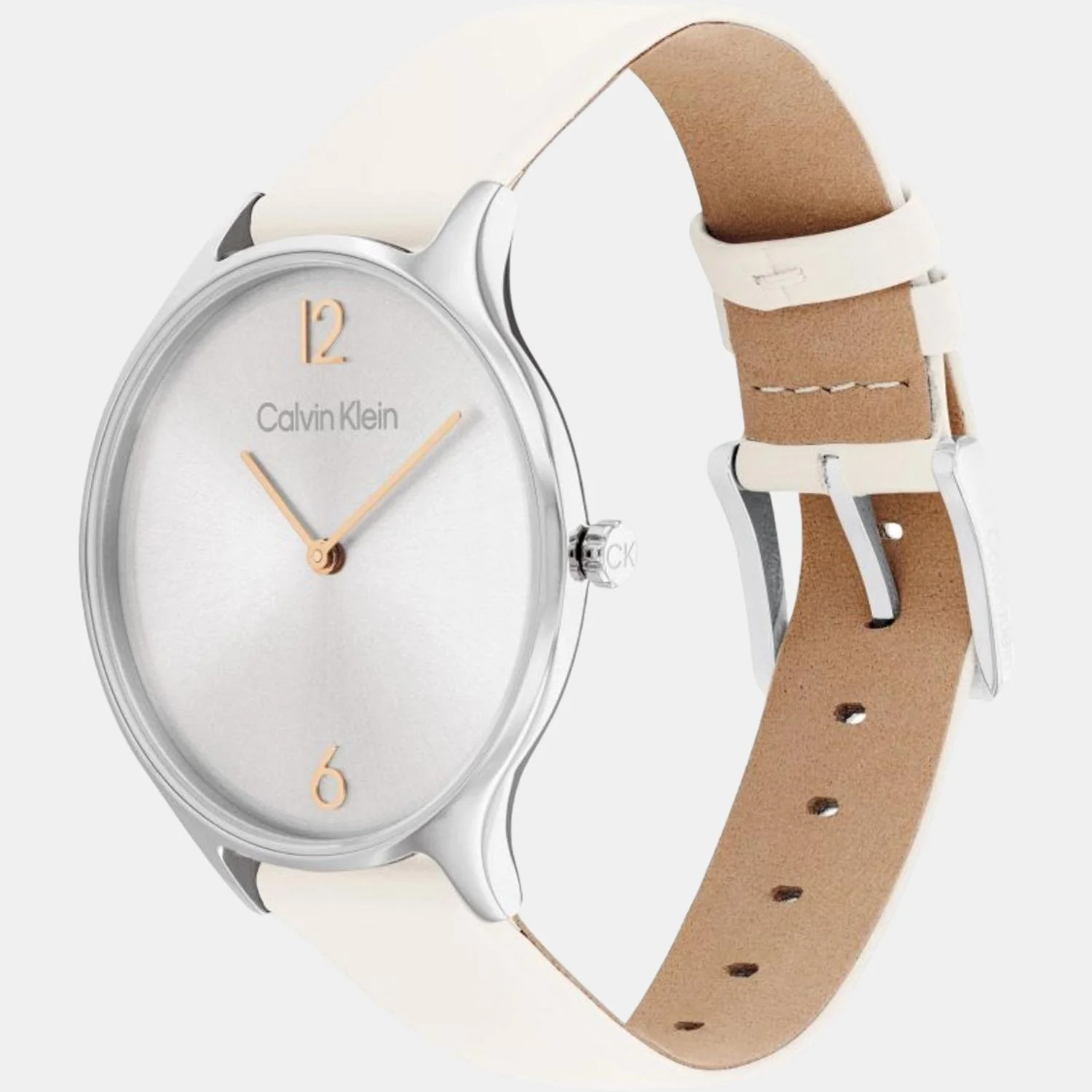 Timeless Women Quartz Silver Dial Analog Leather Watch 25200010 - Image 3