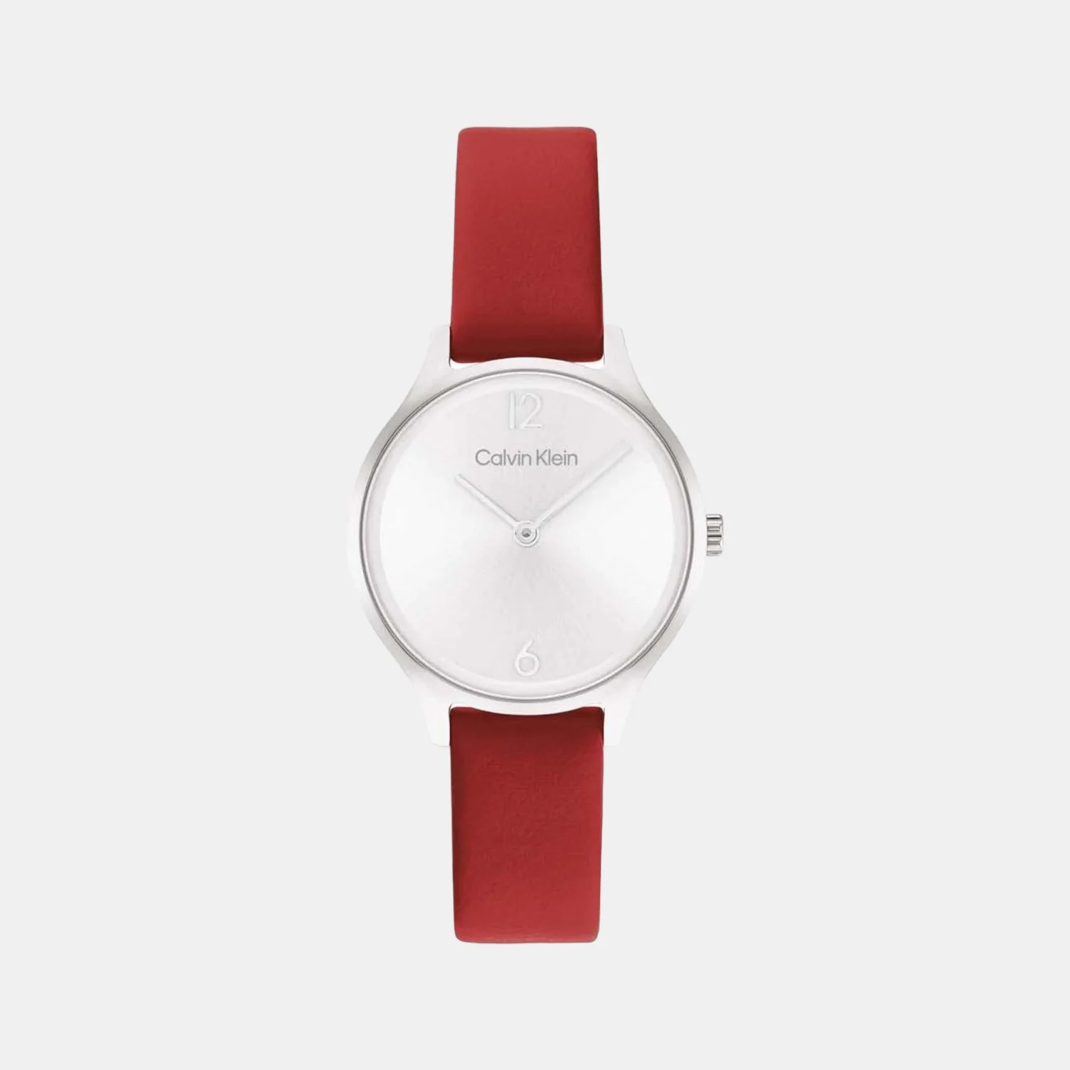 Timeless Women Quartz Silver Dial Analog Leather Watch 25200061