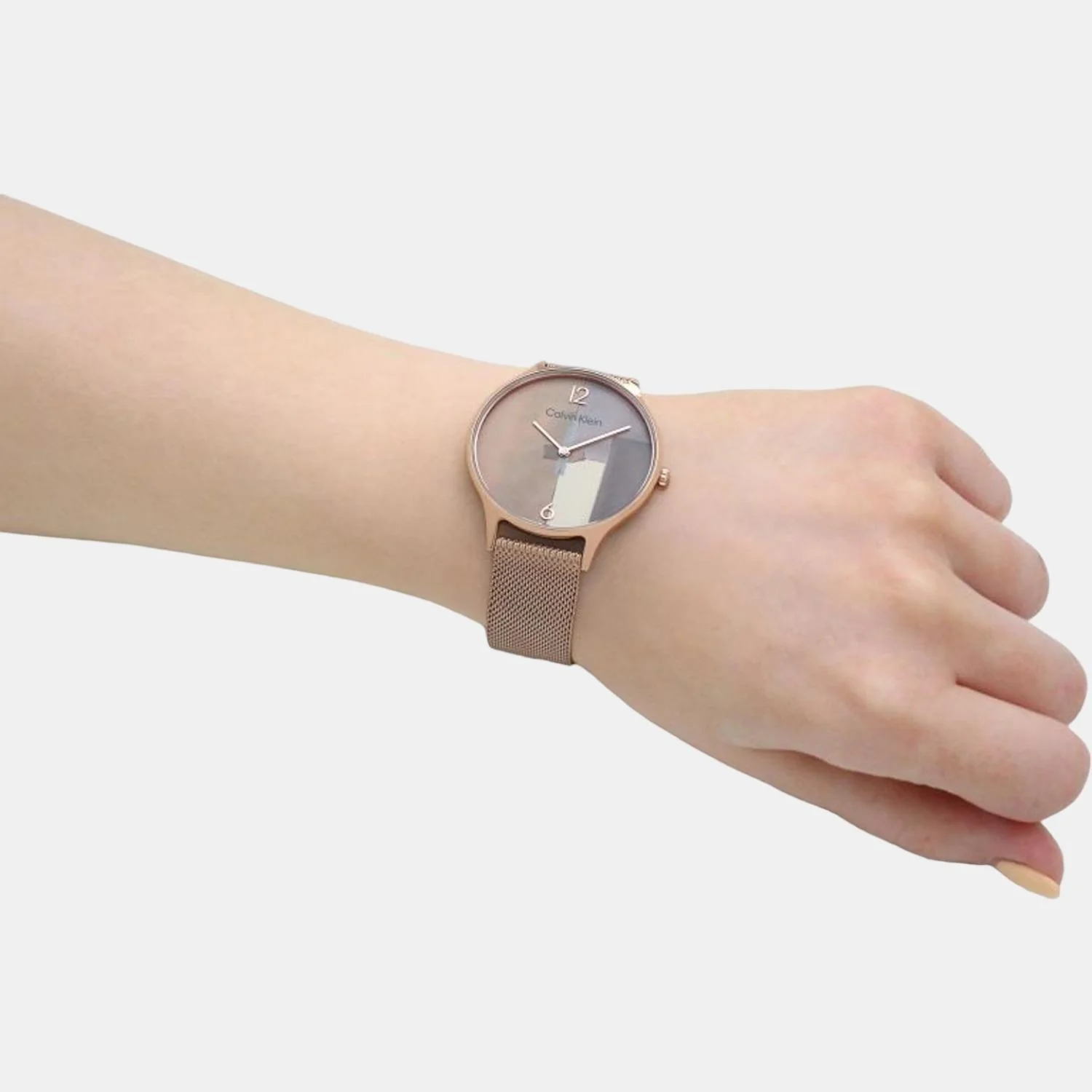 Timeless Women Quartz Two Tone Dial Analog Stainless Steel Watch 25200006 - Image 7