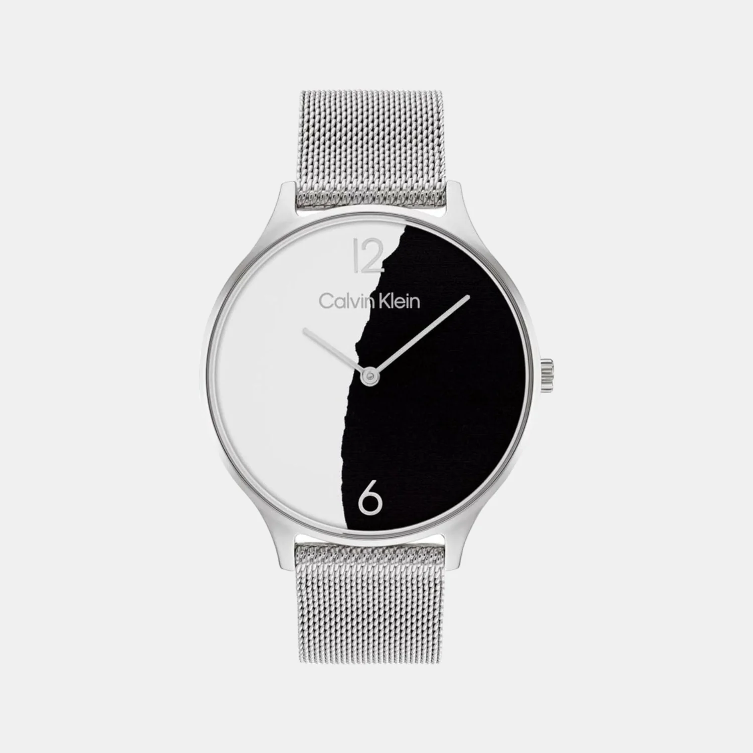 Timeless Women Quartz Two Tone Dial Analog Stainless Steel Watch 25200007