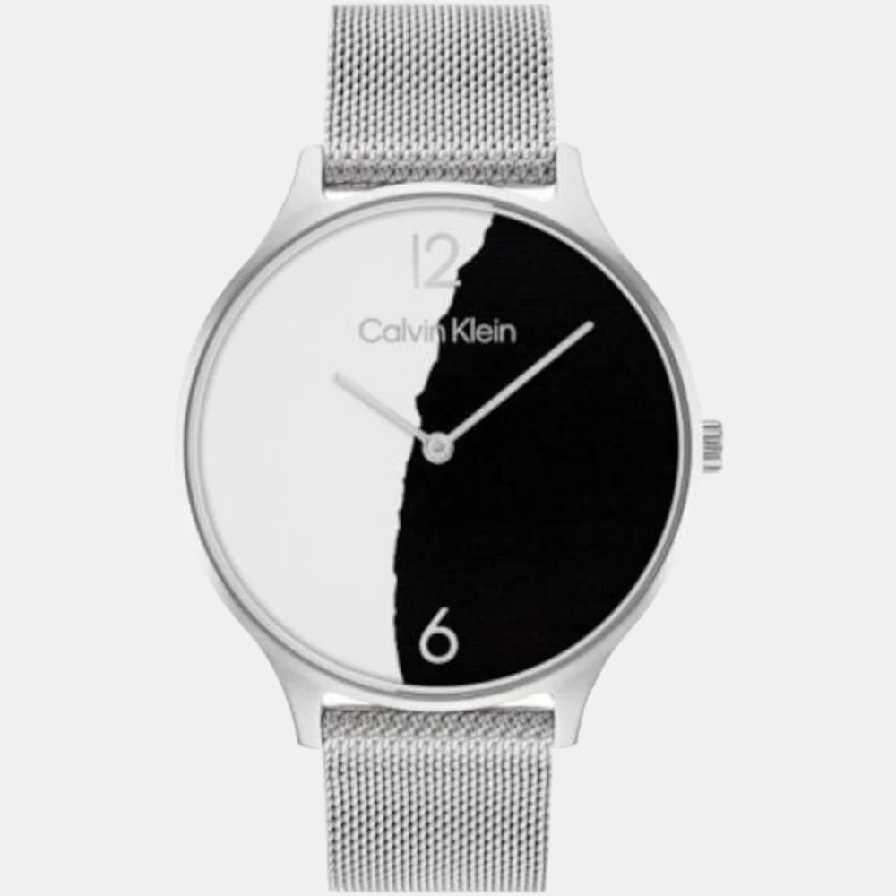 Timeless Women Quartz Two Tone Dial Analog Stainless Steel Watch 25200007 - Image 2