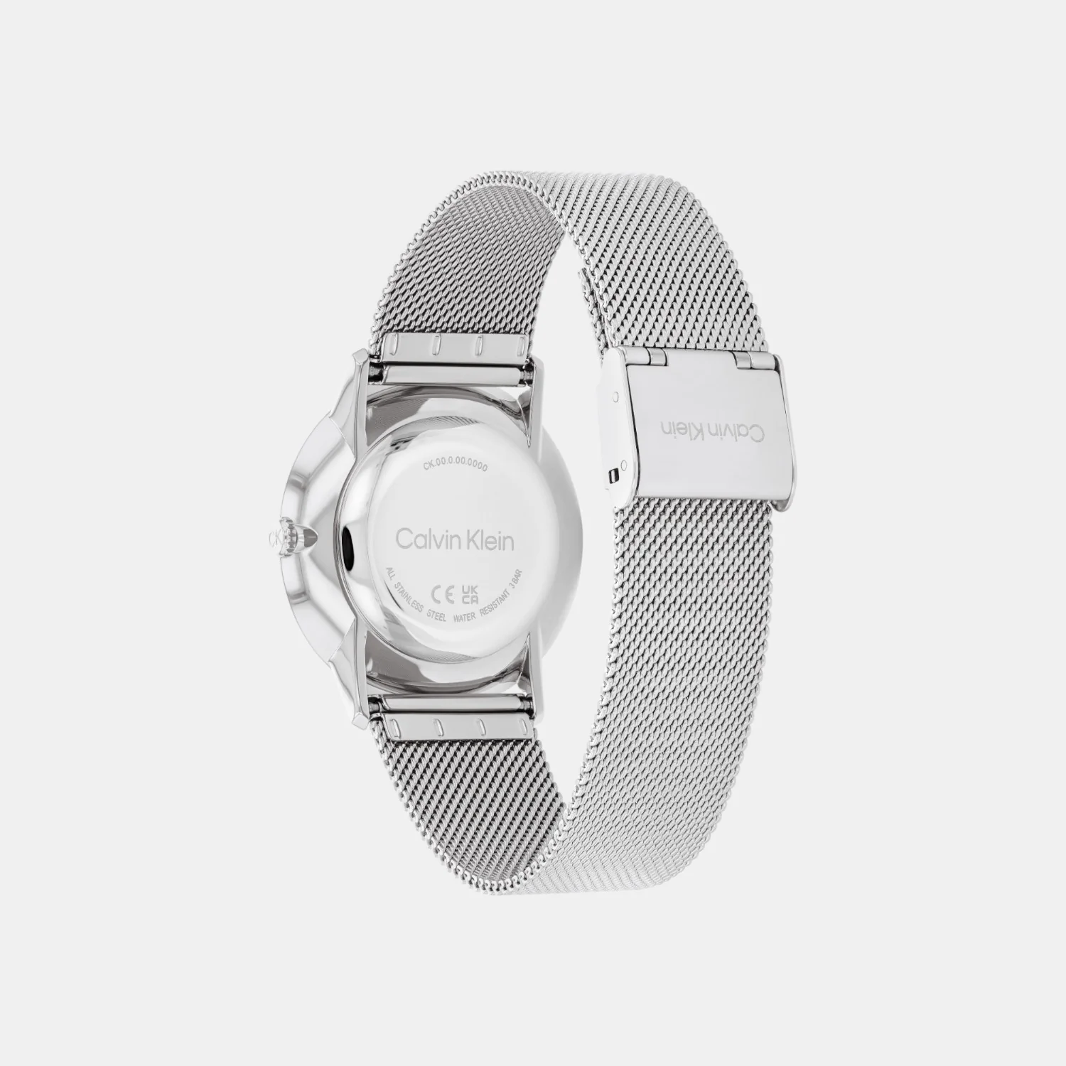 Unisex Quartz Silver Dial Analog Stainless Steel Watch 25300001 - Image 3