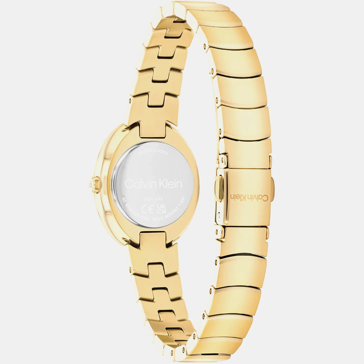 Women Quartz Gold Dial Analog Stainless Steel Watch 25100147 - Image 4