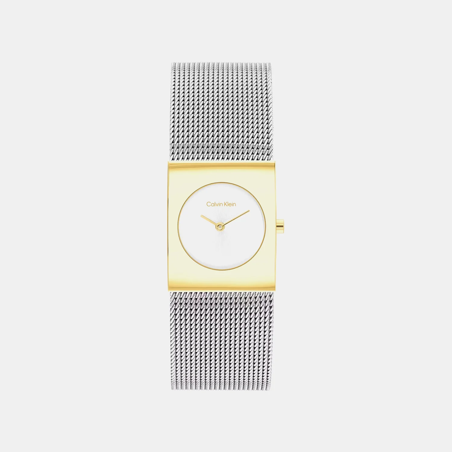 Women Quartz Silver Dial Analog Mesh Watch 25100139