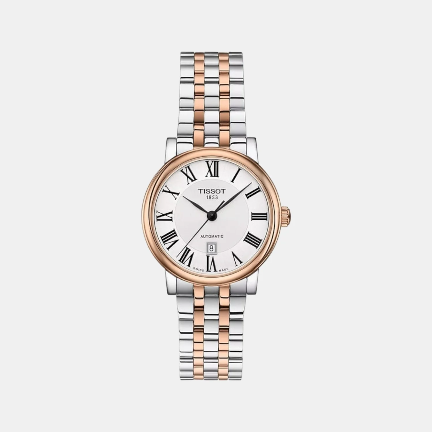 Carson Premium Women Automatic Silver Dial Analog Stainless Steel Watch T1222072203300 - Image 2
