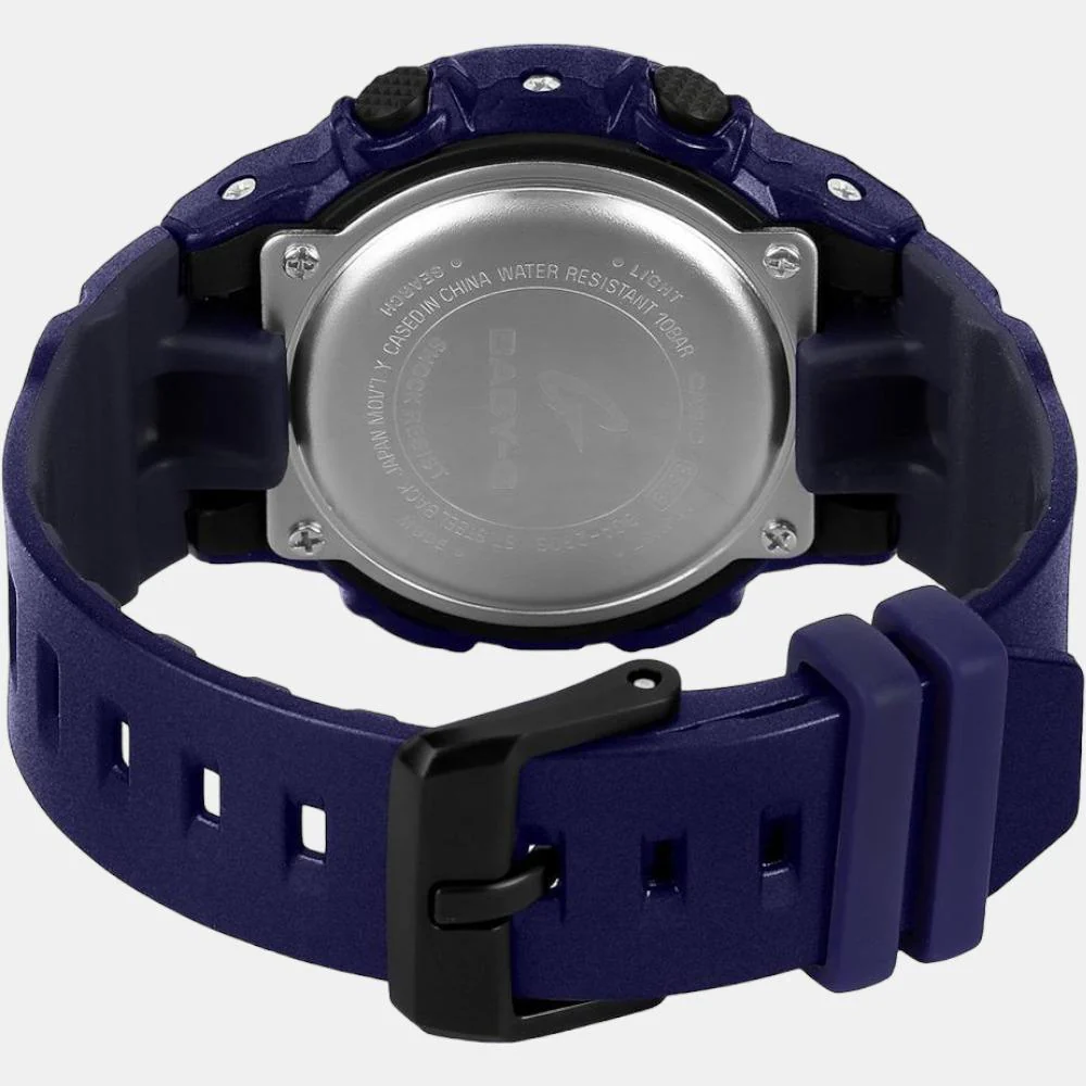 Baby-G Men Quartz Blue Dial Analog-Digital Resin Watch B205 - Image 4