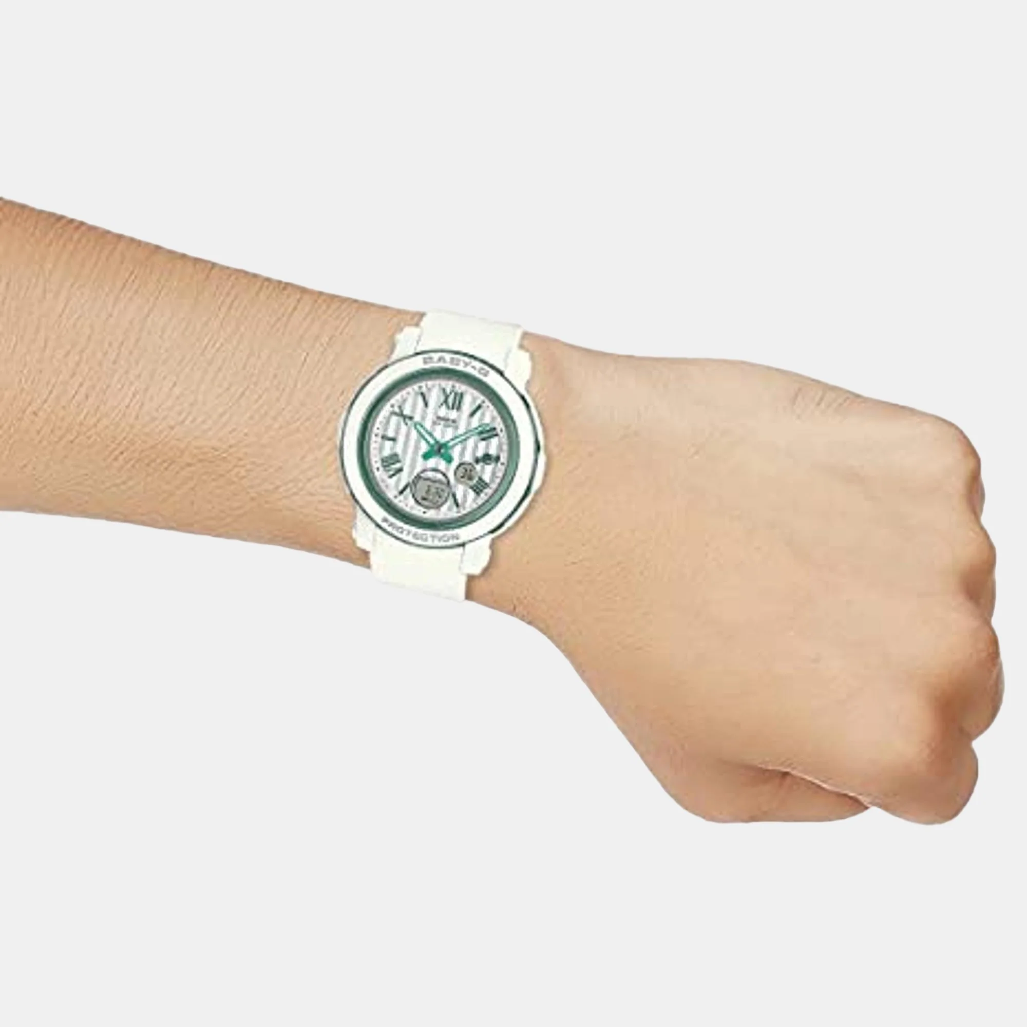 Baby-G Men Quartz White Dial Analog-Digital Resin Watch B233 - Image 4