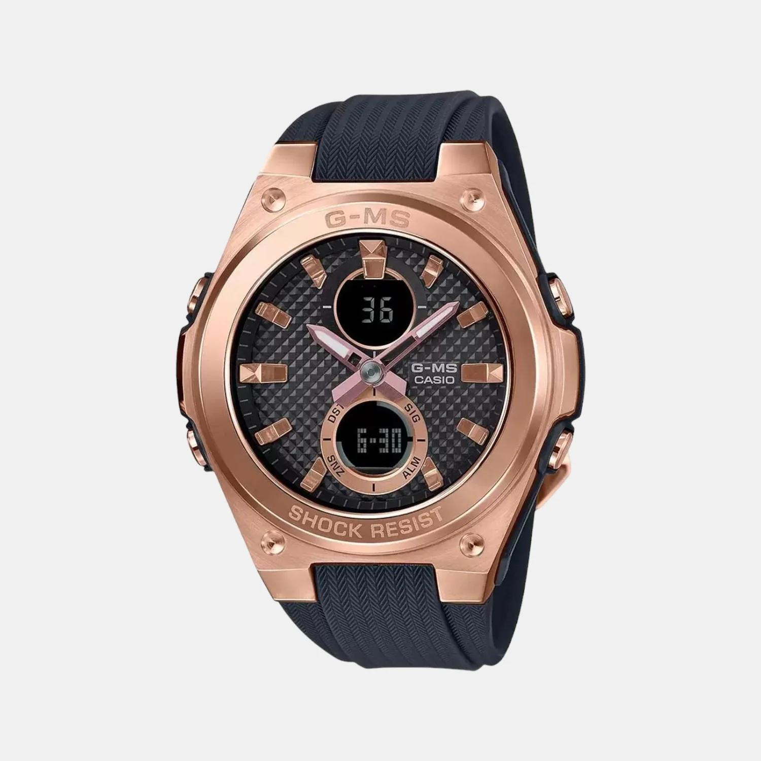 Baby-G Women Quartz Black Dial Analog-Digital Resin Watch B213