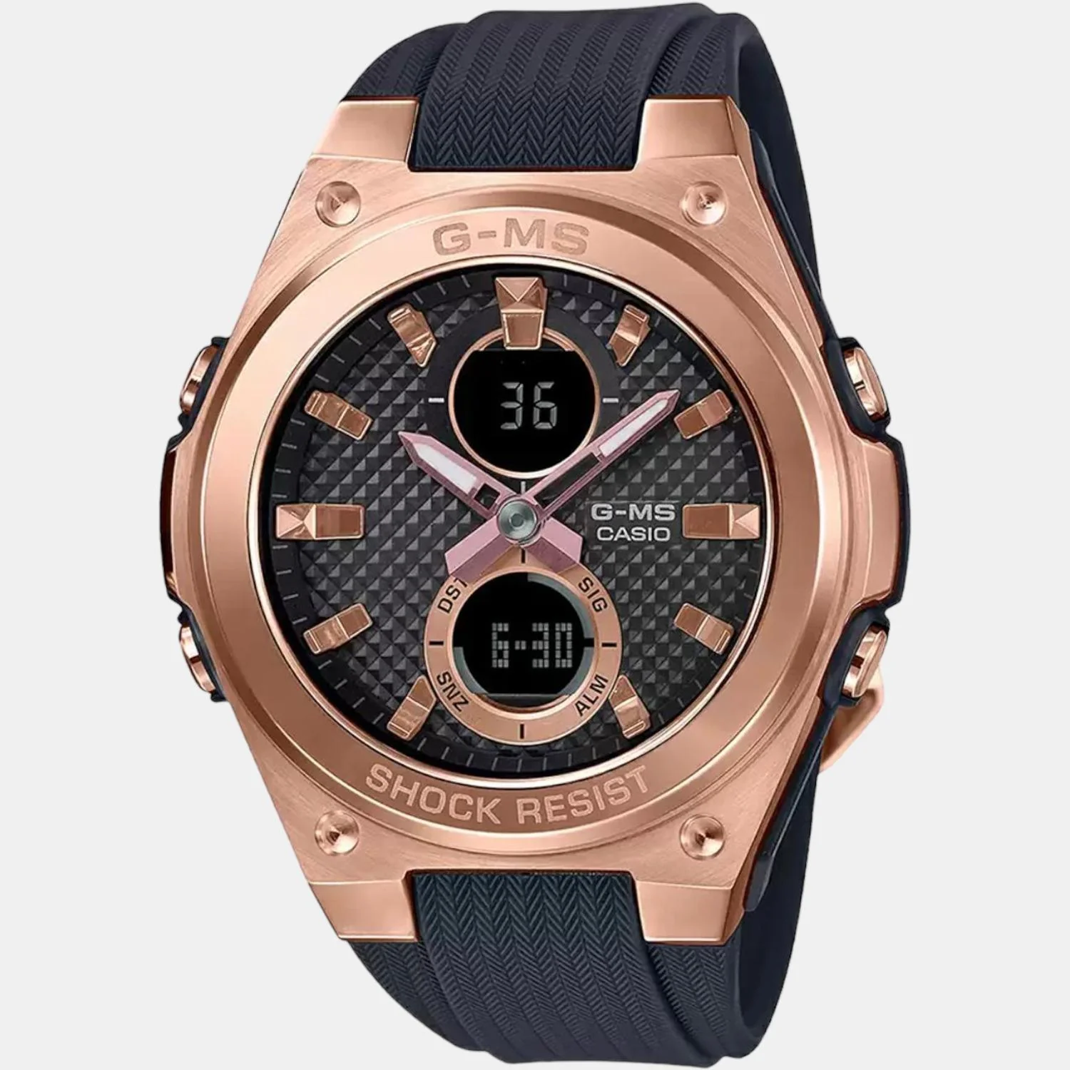 Baby-G Women Quartz Black Dial Analog-Digital Resin Watch B213 - Image 2