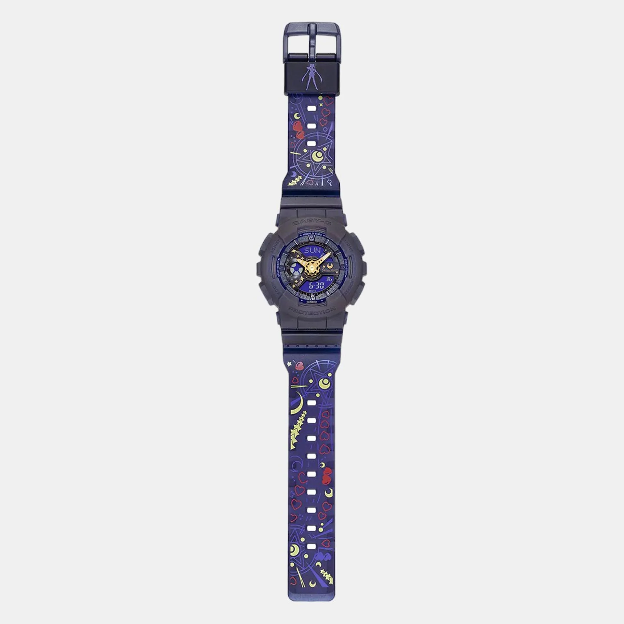 Baby-G Women Quartz Blue Dial Analog-Digital Resin Watch B227 - Image 6