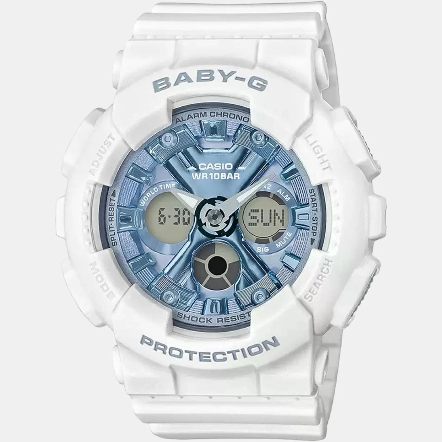 Baby-G Women Quartz Blue Dial Analog-Digital Resin Watch BX169 - Image 2