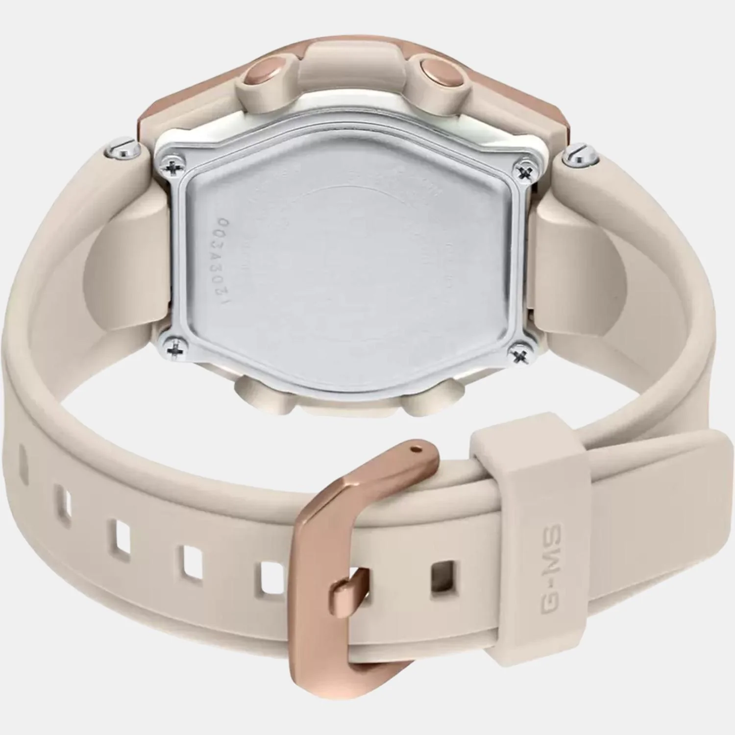 Baby-G Women Quartz Rose Gold Dial Analog-Digital Resin Watch B216 - Image 5