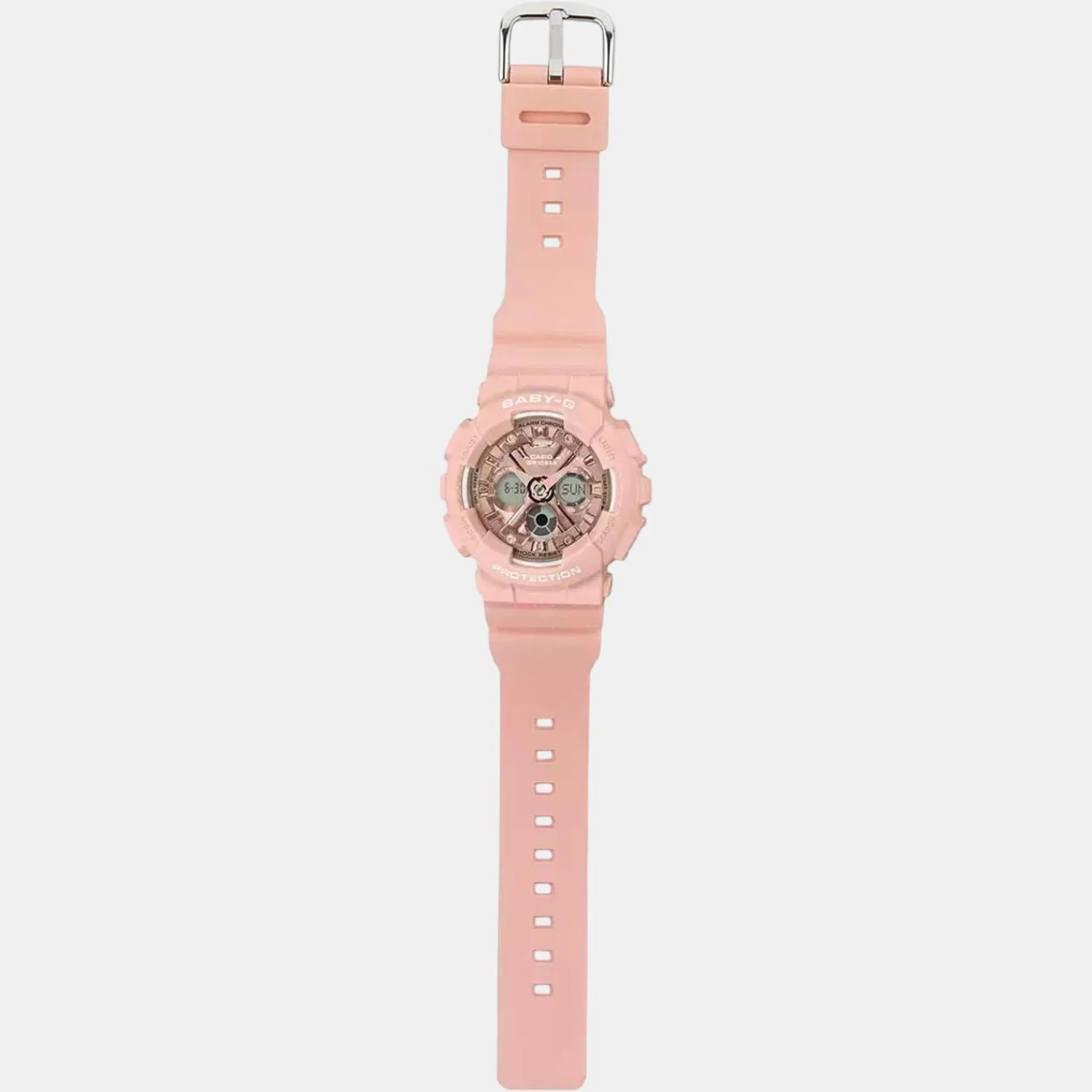 Baby-G Women Quartz Rose Gold Dial Analog-Digital Resin Watch BX167 - Image 6