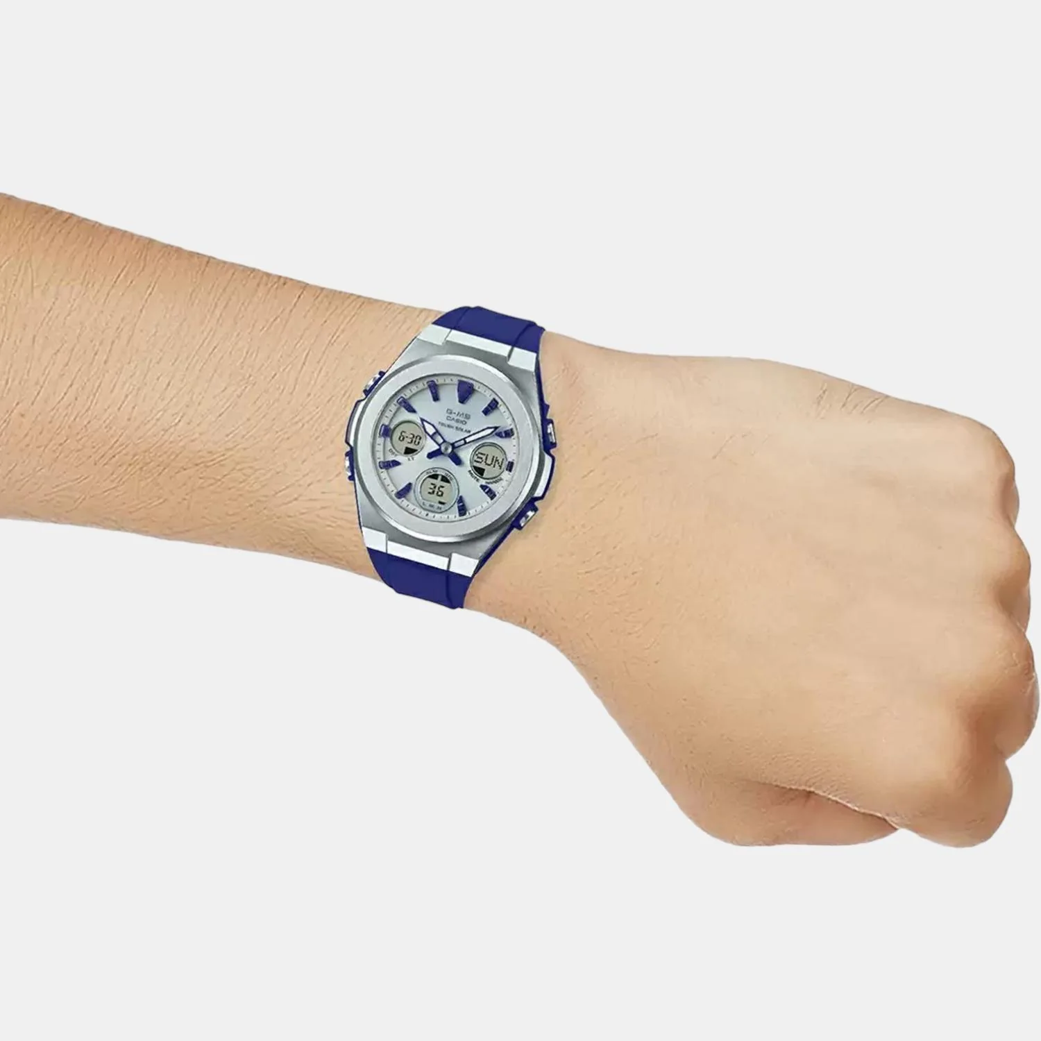 Baby-G Women Quartz Silver Dial Analog-Digital Resin Watch BX184 - Image 7