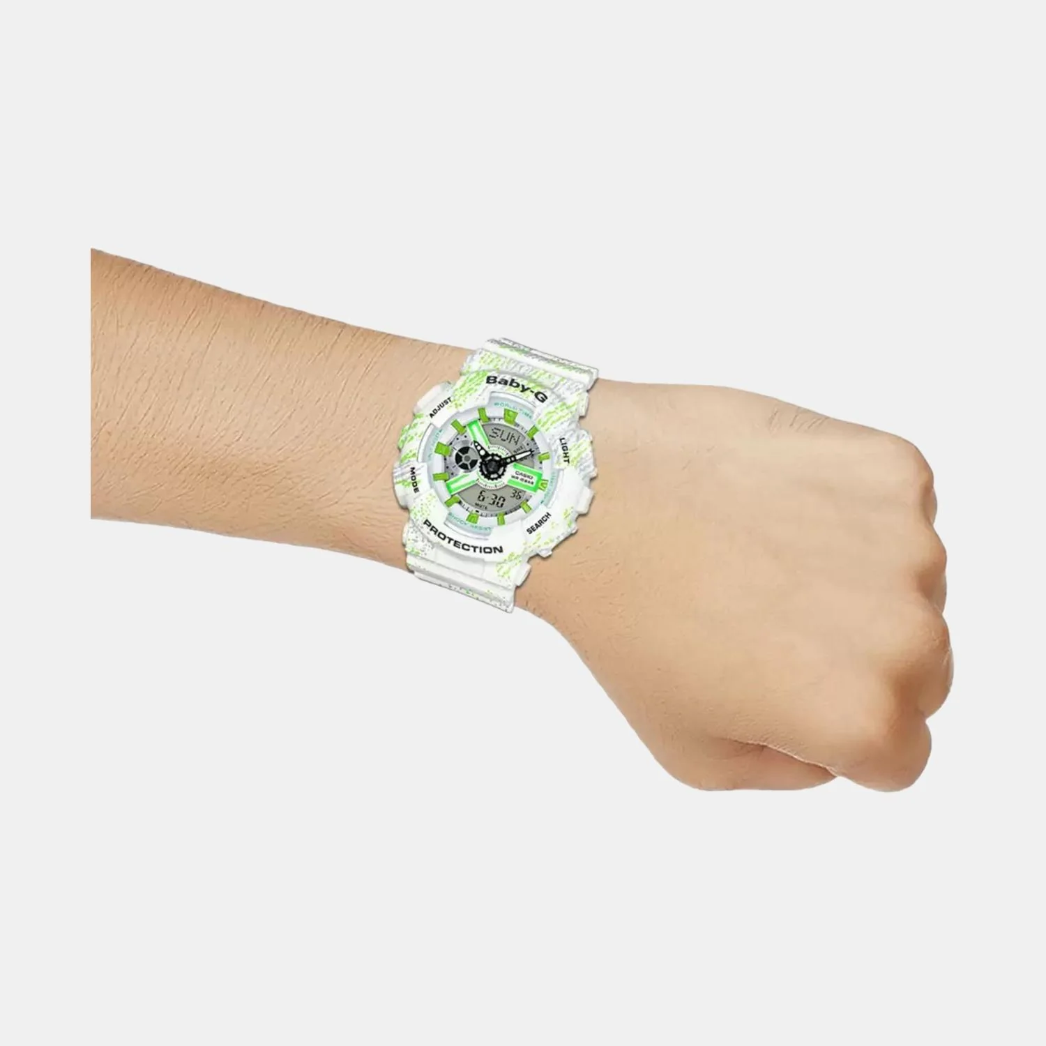 Baby-G Women Quartz Two Tone Dial Analog-Digital Resin Watch BX073 - Image 6
