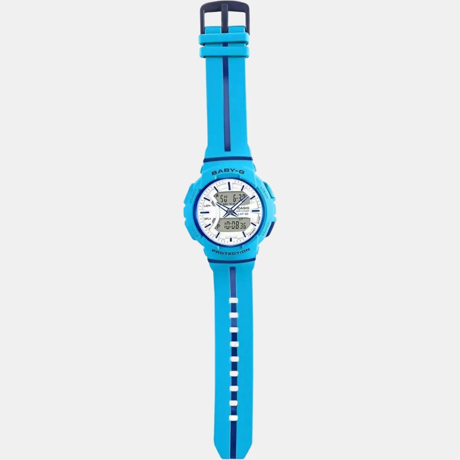 Baby-G Women Quartz White Dial Analog-Digital Resin Watch B197 - Image 2