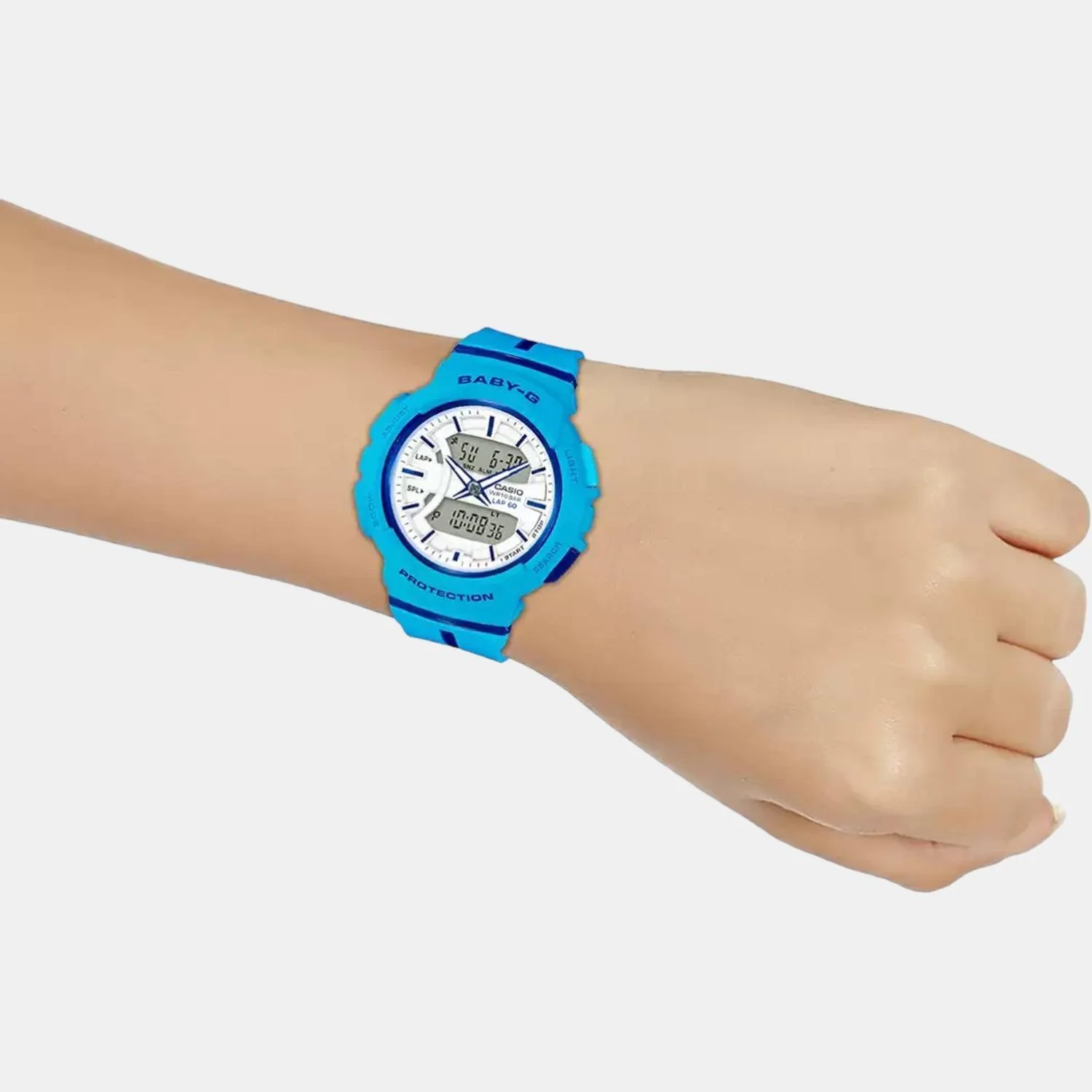 Baby-G Women Quartz White Dial Analog-Digital Resin Watch B197 - Image 6