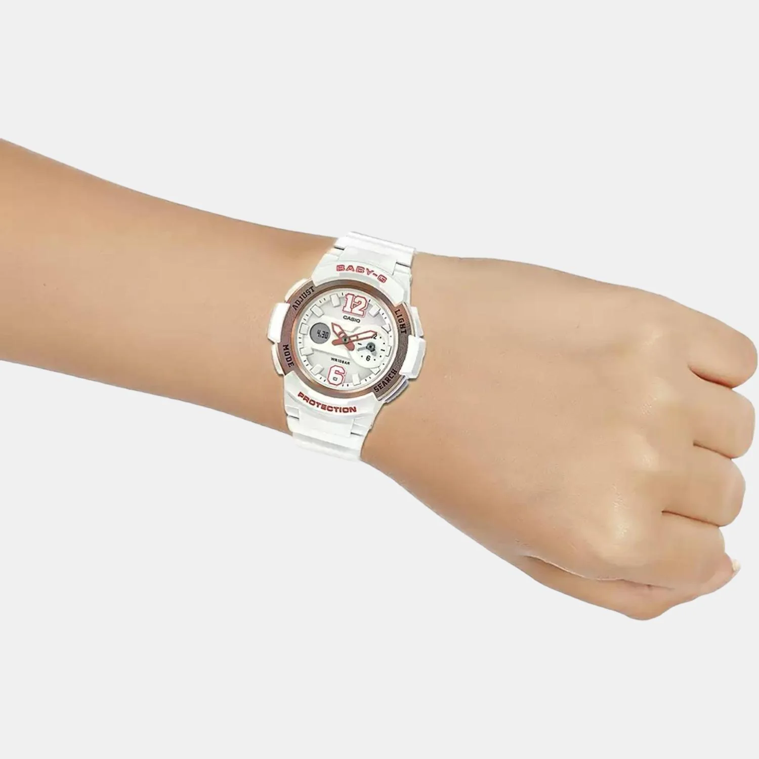 Baby-G Women Quartz White Dial Analog-Digital Resin Watch BX051 - Image 5