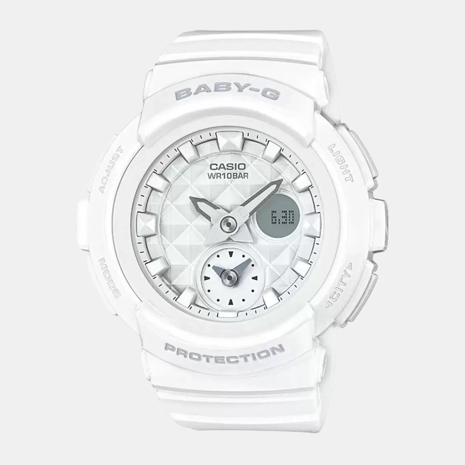 Baby-G Women Quartz White Dial Analog-Digital Resin Watch BX076 - Image 2