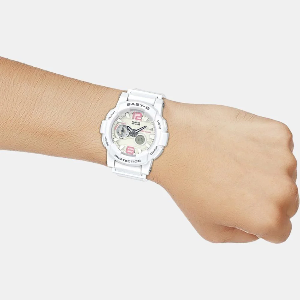 Baby-G Women Quartz White Dial Analog-Digital Resin Watch BX079 - Image 6
