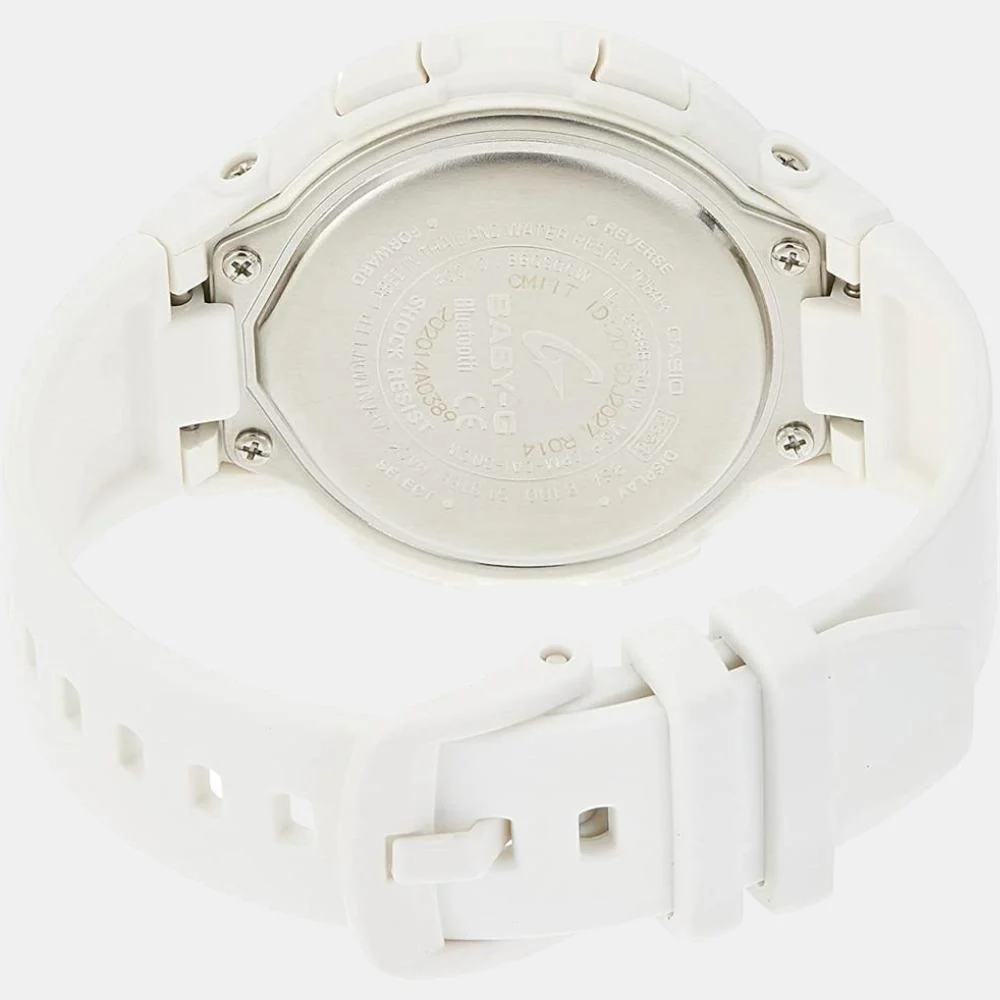 Baby-G Women Quartz White Dial Analog-Digital Resin Watch BX149 - Image 2
