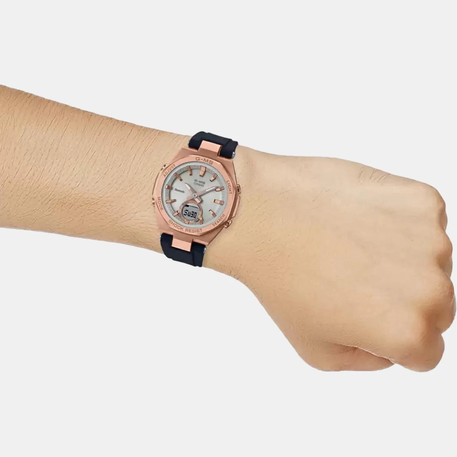 Baby-G Women Quartz Grey Dial Analog-Digital Resin Watch BX190 - Image 6