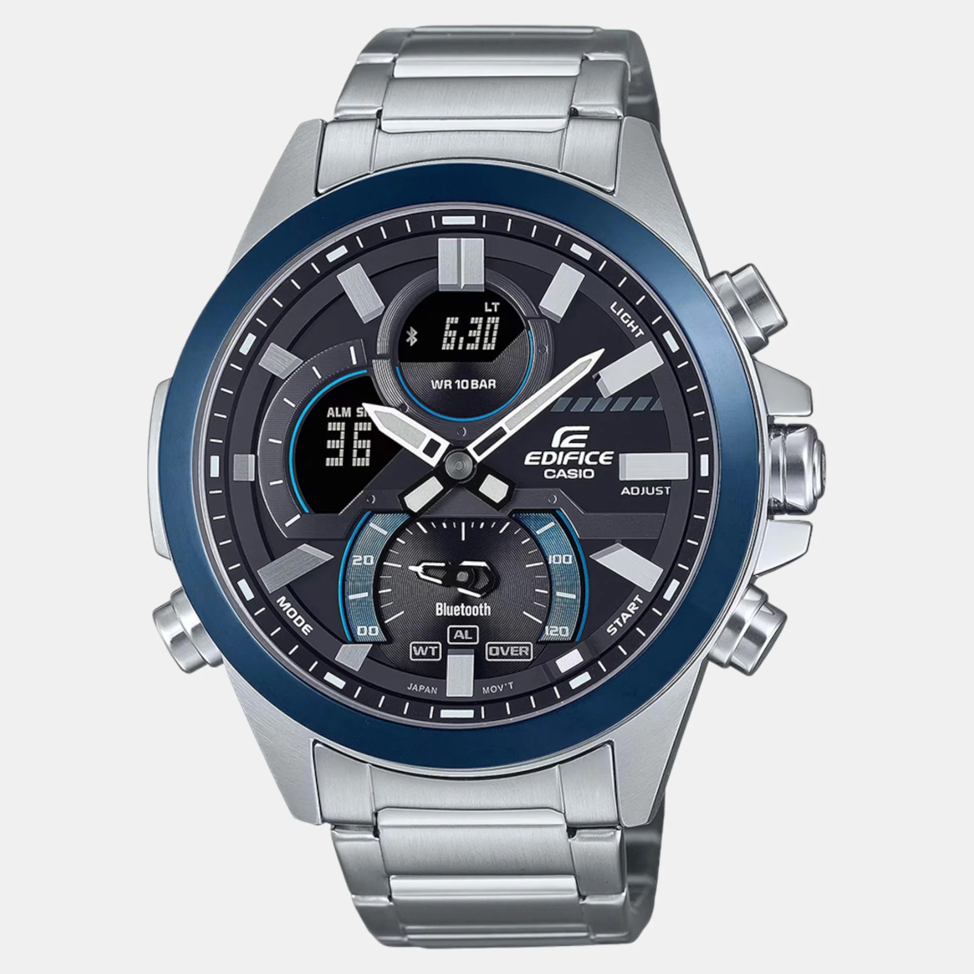 G-Shock Men Quartz Black Dial Chronograph Stainless Steel Watch ED606 - Image 2