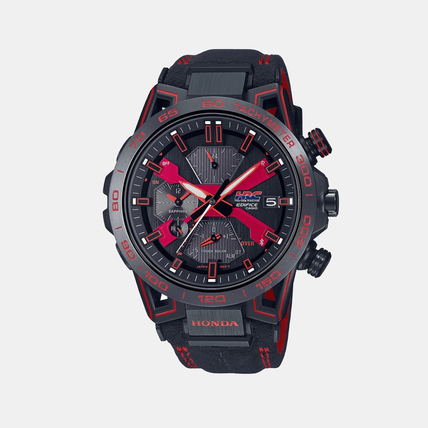 Edifice Men Quartz Black Dial Analog Stainless Steel Watch ED566 - Image 2
