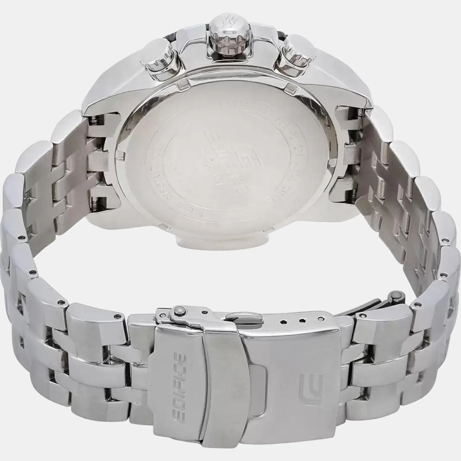 Edifice Men Quartz Black Dial Chronograph Stainless Steel Watch ED436 - Image 5