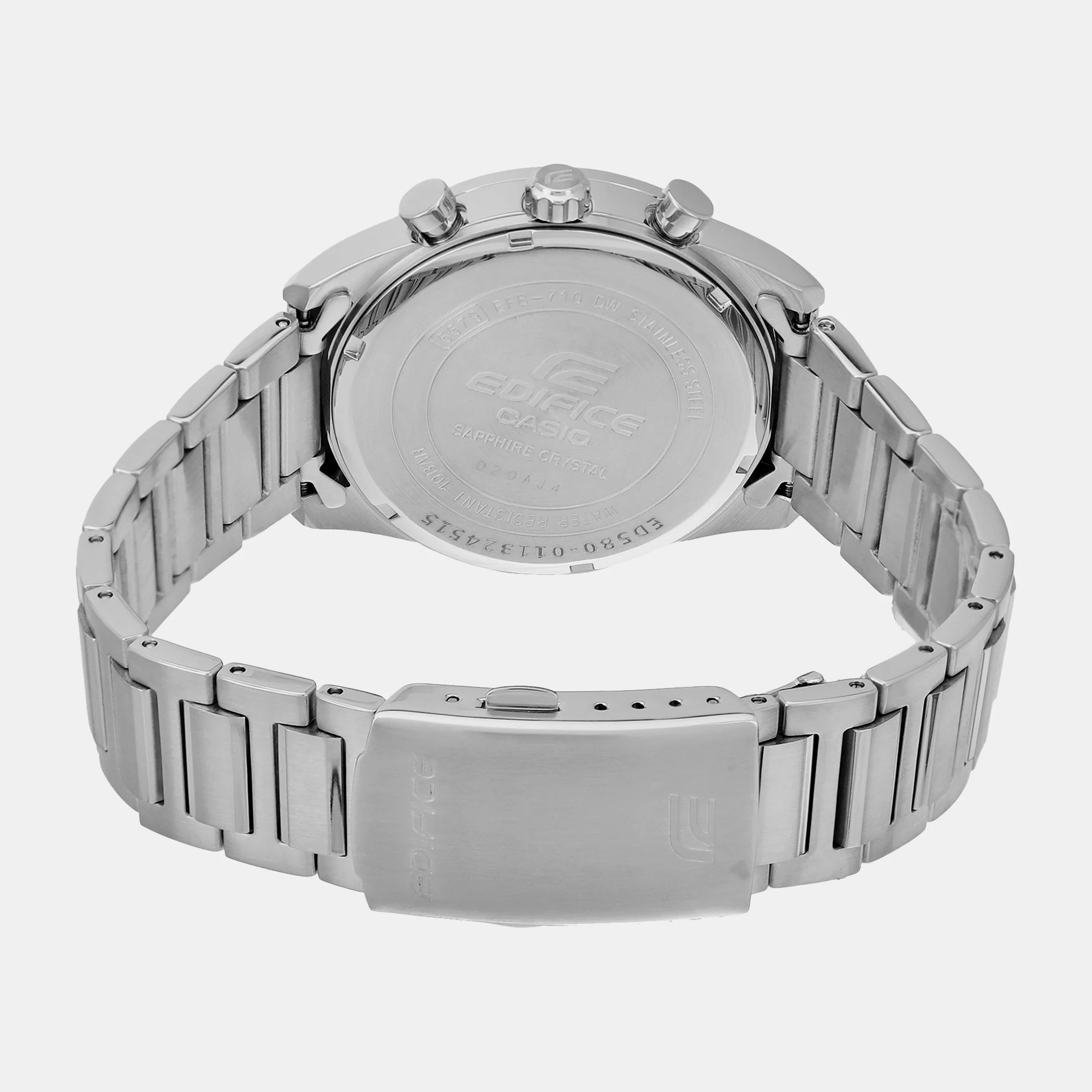 G-Shock Men Quartz Black Dial Chronograph Stainless Steel Watch ED580 - Image 6