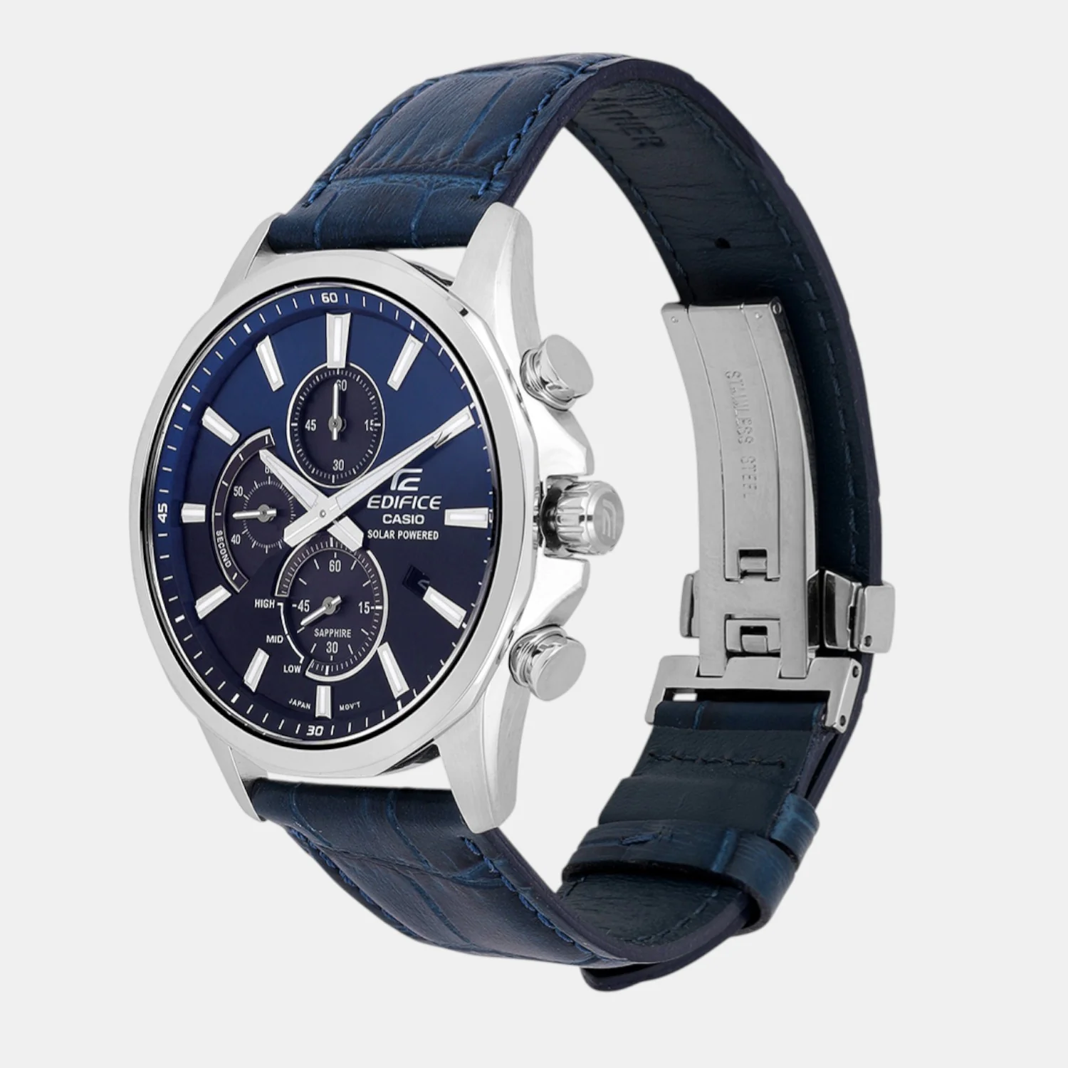 G-Shock Men Quartz Dual Tone Dial Analog Leather Watch ED648 - Image 4