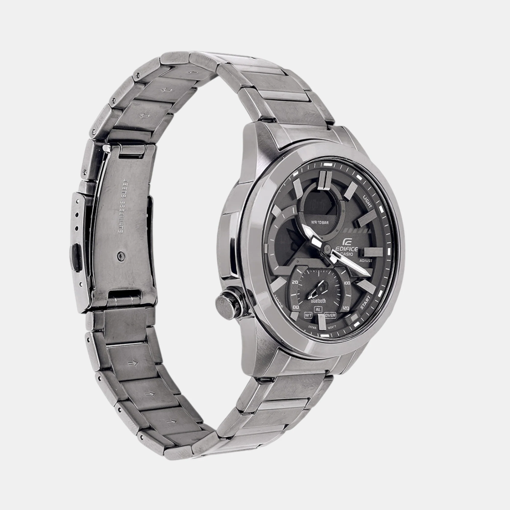 G-Shock Men Quartz Grey Dial Chronograph Stainless Steel Watch ED605 - Image 3