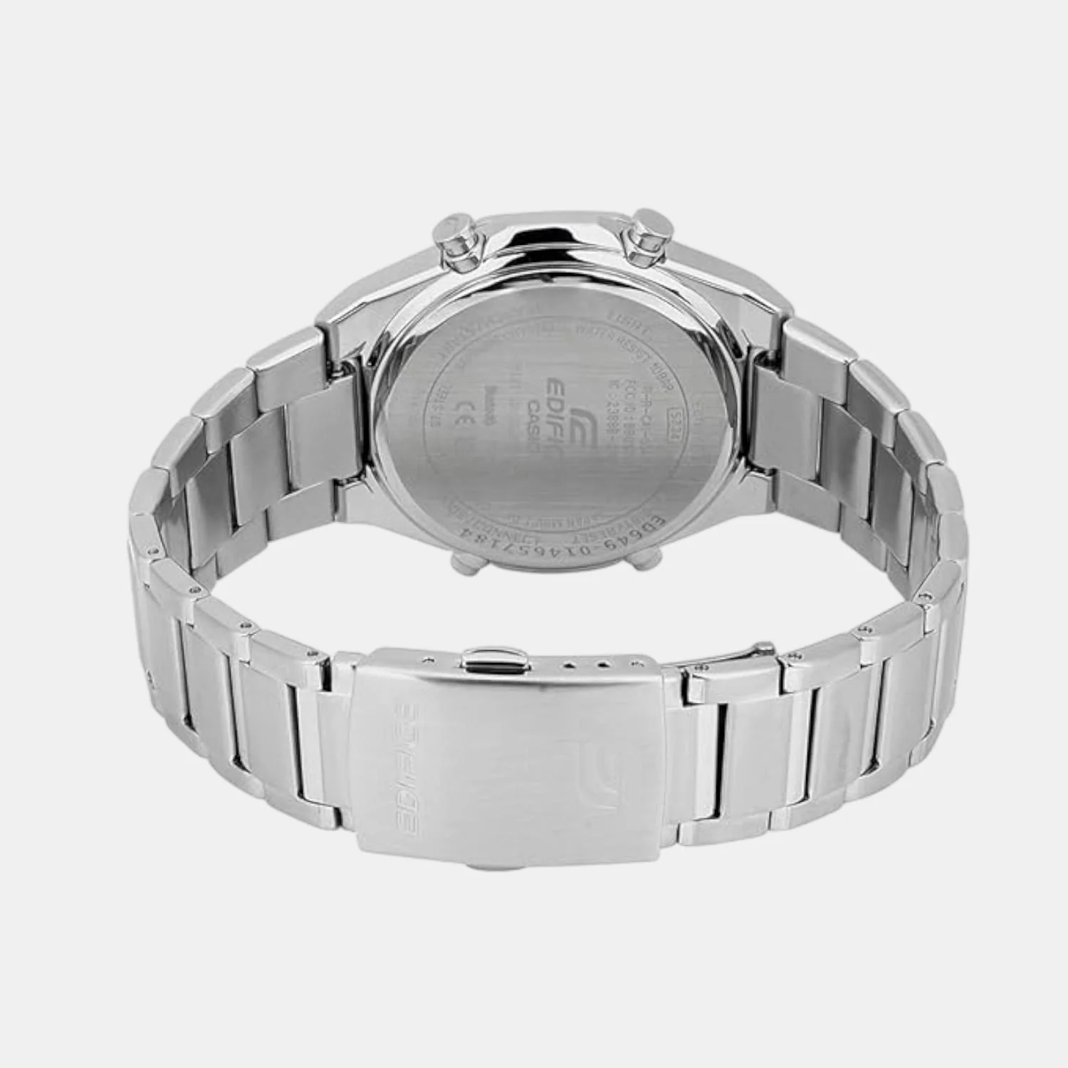 Edifice Men Quartz Grey Dial Analog-Digital Stainless Steel Watch ED650 - Image 4