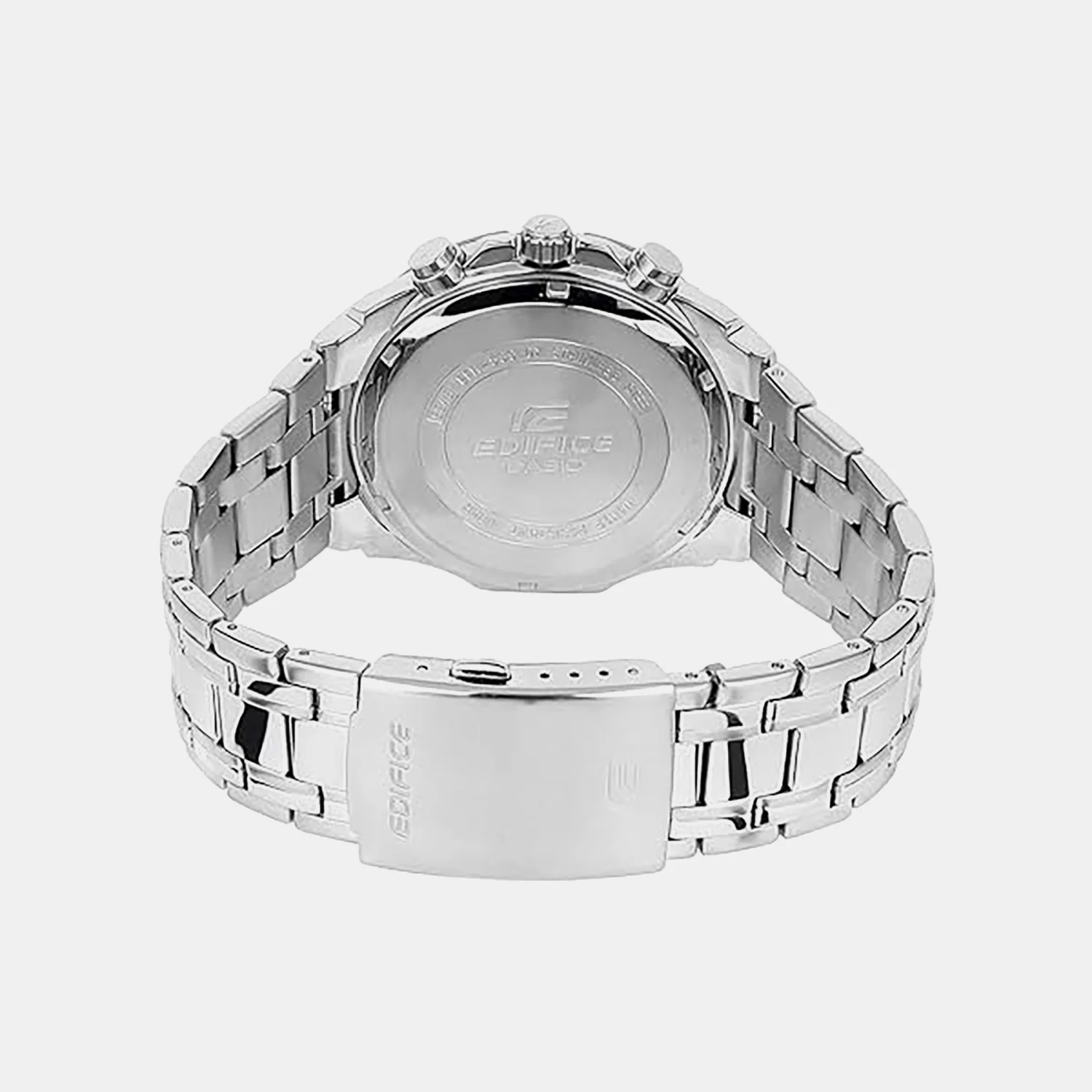 Edifice Men Quartz Grey Dial Chronograph Stainless Steel Watch ED676 EFR-539DE-8AVUDF - Image 5
