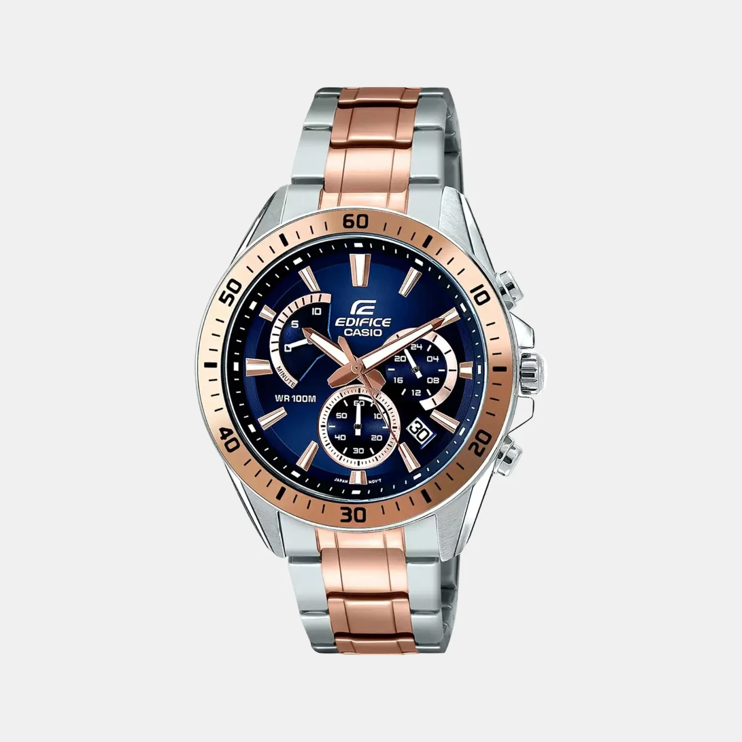 G-Shock Men Quartz Dual Tone Dial Chronograph Stainless Steel Watch EX277