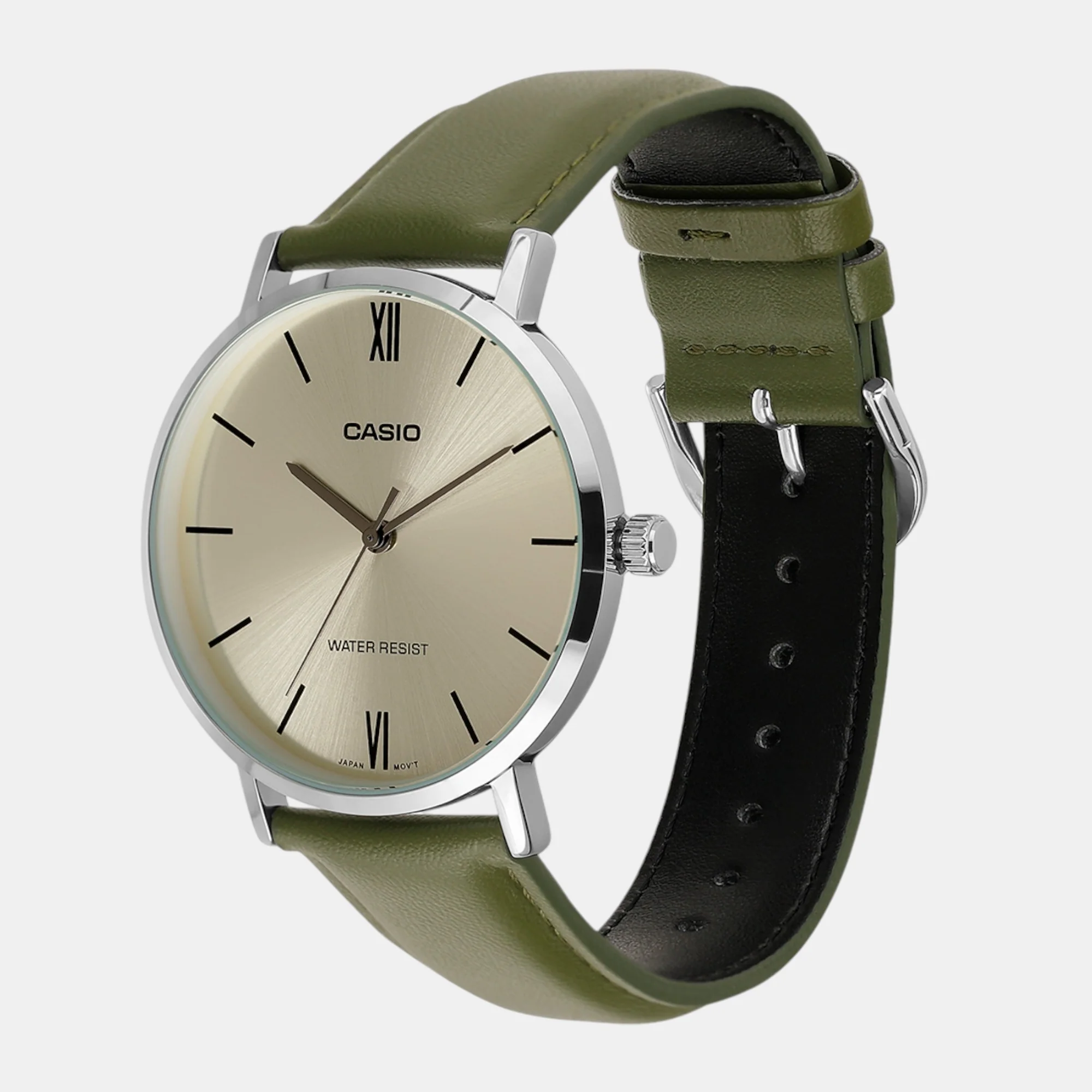 Enticer Men Quartz Beige Dial Analog Leather Watch A2320 - Image 6