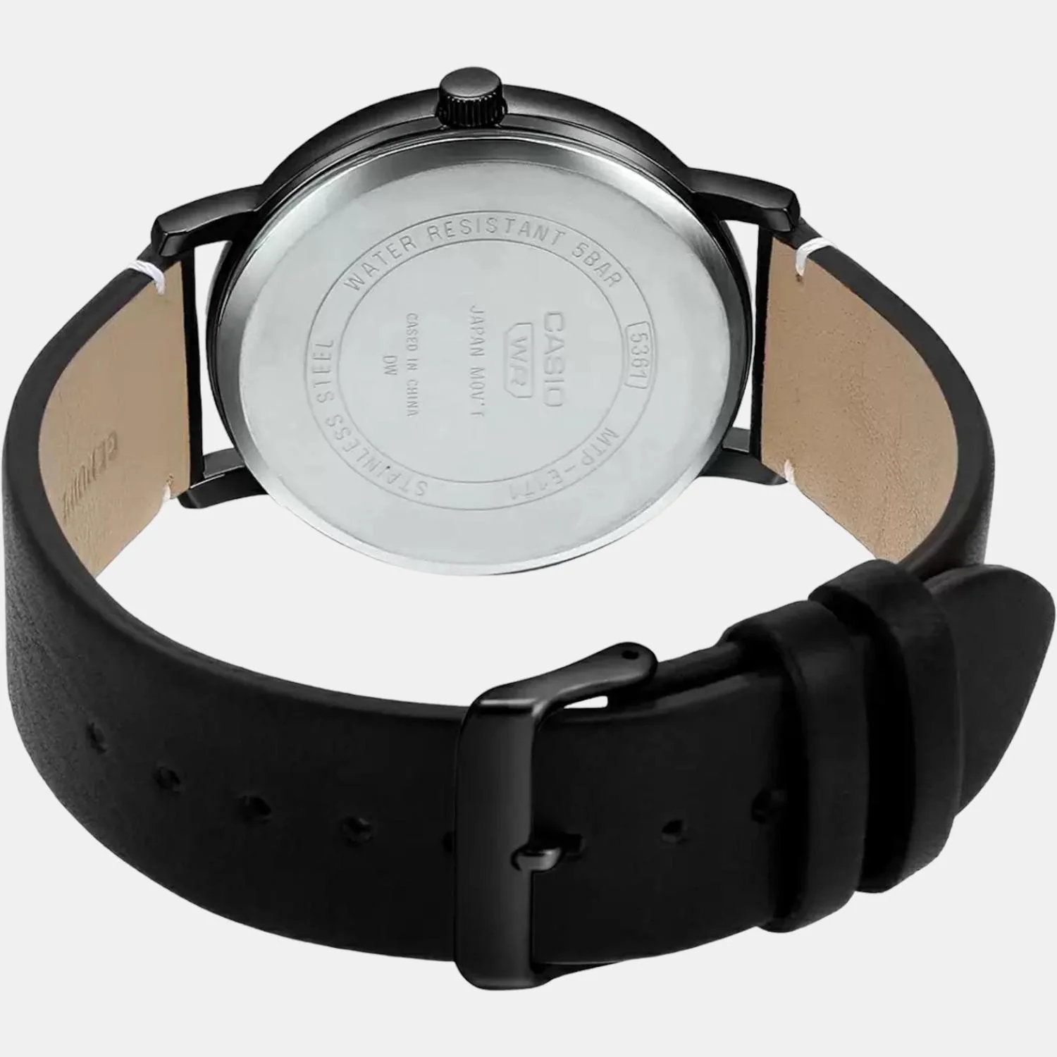 Enticer Men Quartz Black Dial Analog Leather Watch A1834 - Image 5
