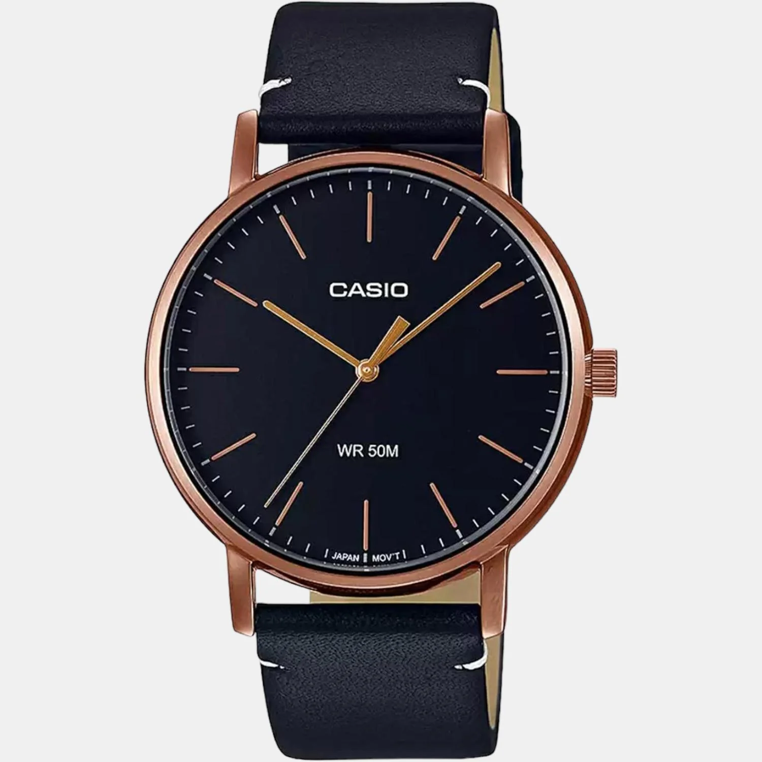 Enticer Men Quartz Black Dial Analog Leather Watch A1839 - Image 2
