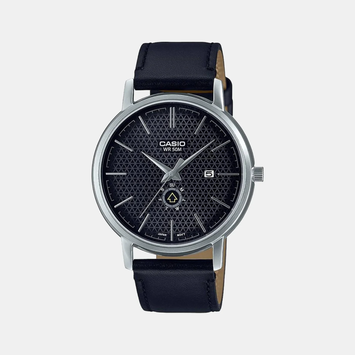 Enticer Men Quartz Black Dial Analog Watch A2055