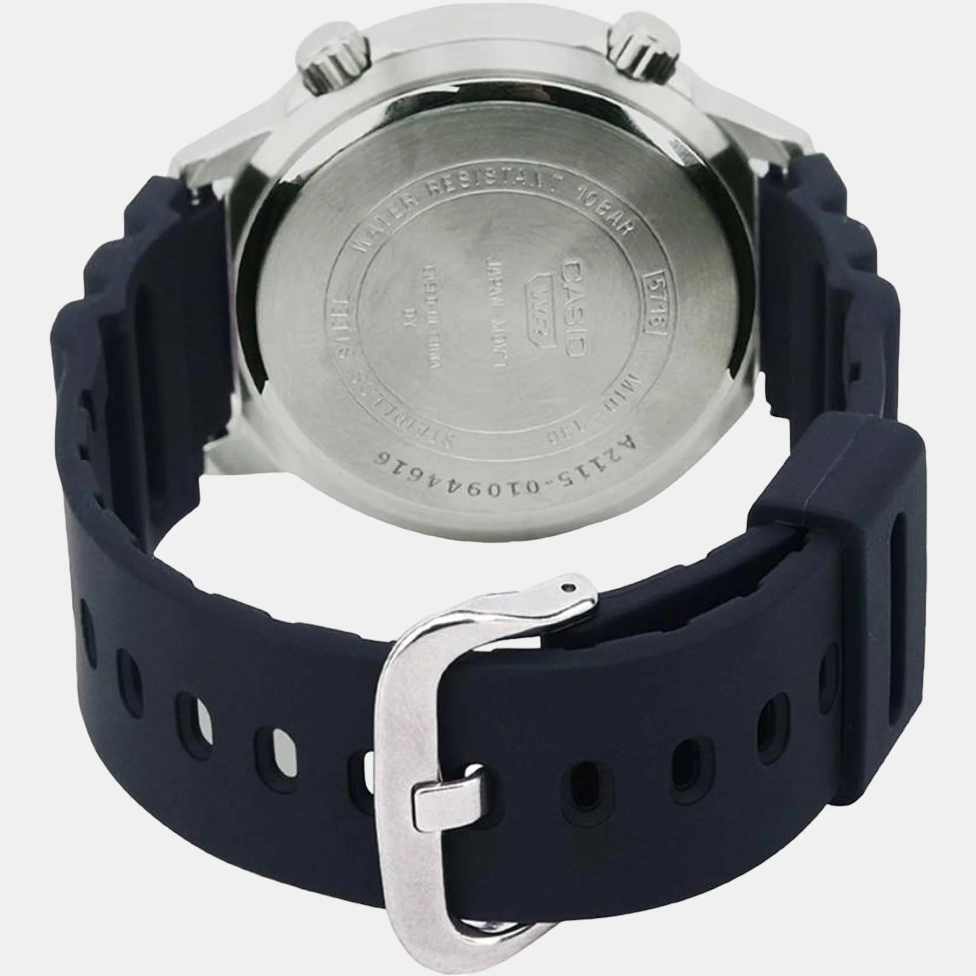 Enticer Men Quartz Black Dial Analog Resin Watch A2115 - Image 3