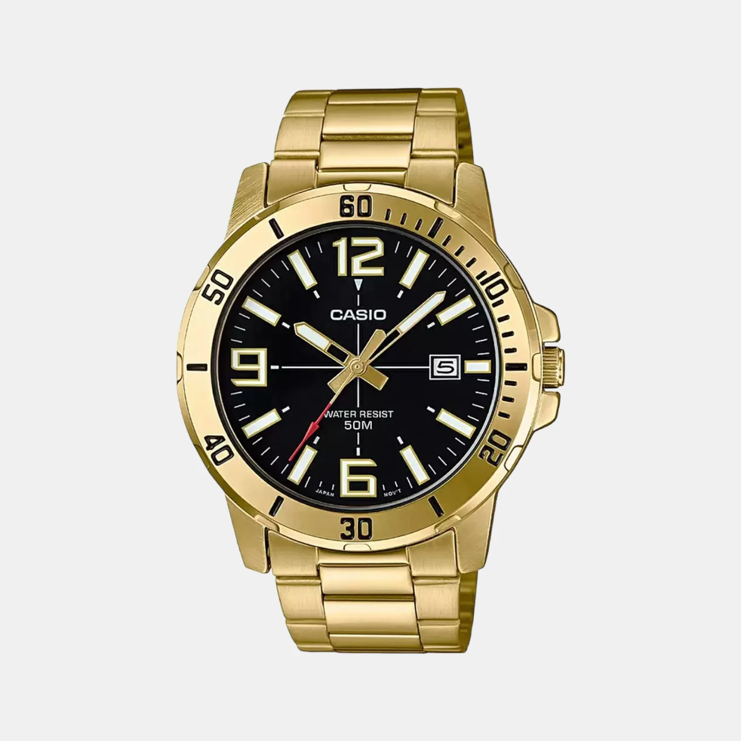 Enticer Men Quartz Black Dial Analog Stainless Steel Watch A1367 - Image 2
