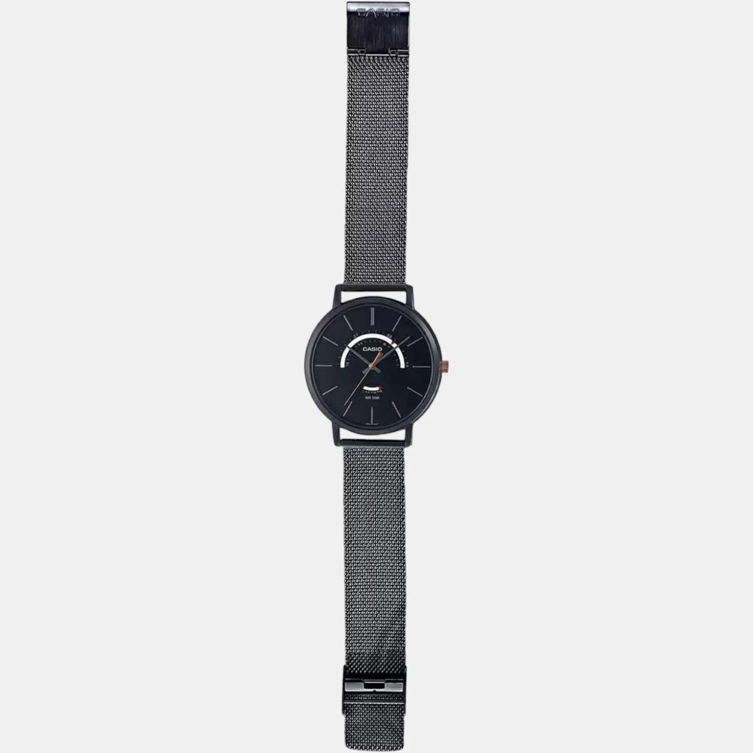 Enticer Men Quartz Black Dial Analog Mesh Watch A1882 - Image 6