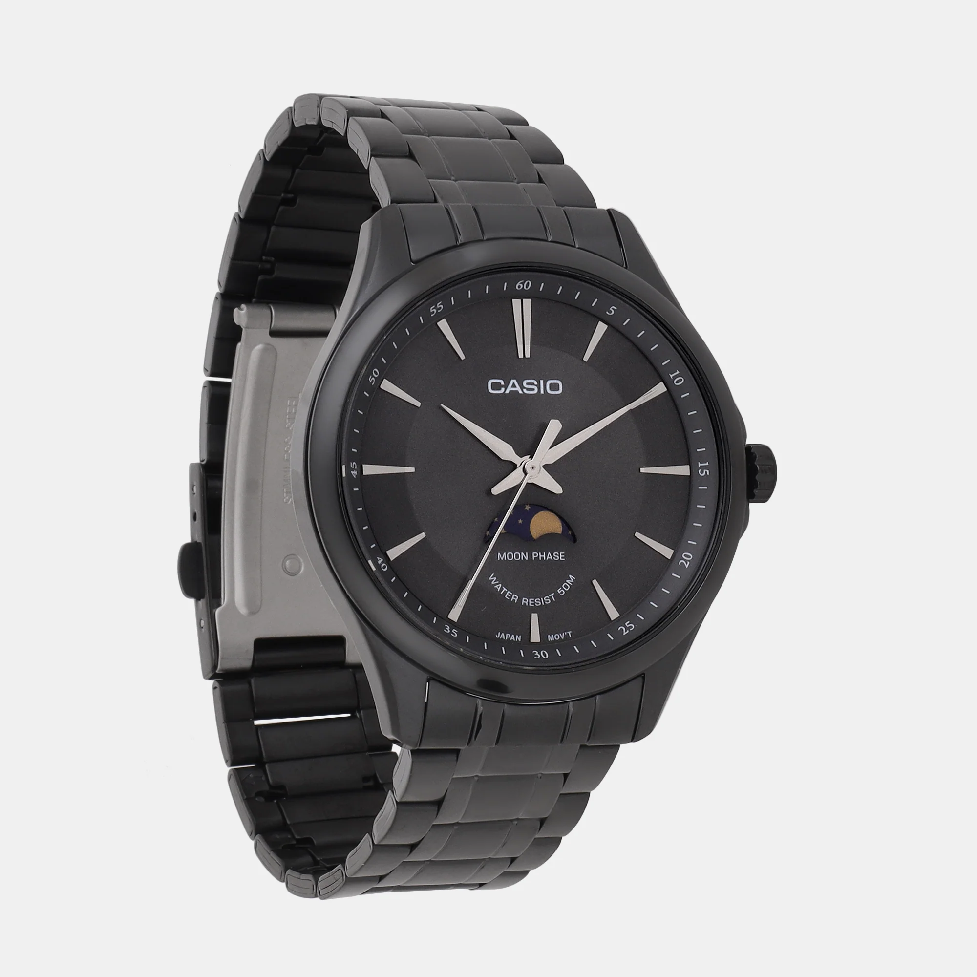 Enticer Men Quartz Black Dial Analog Stainless Steel Watch A2164 - Image 3