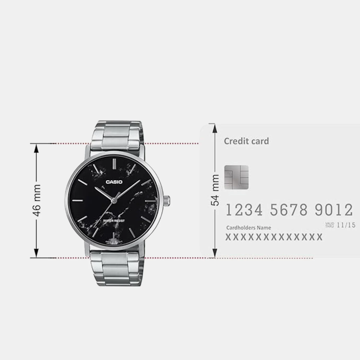 Enticer Men Quartz Black Dial Analog Stainless Steel Watch A2349 - Image 8