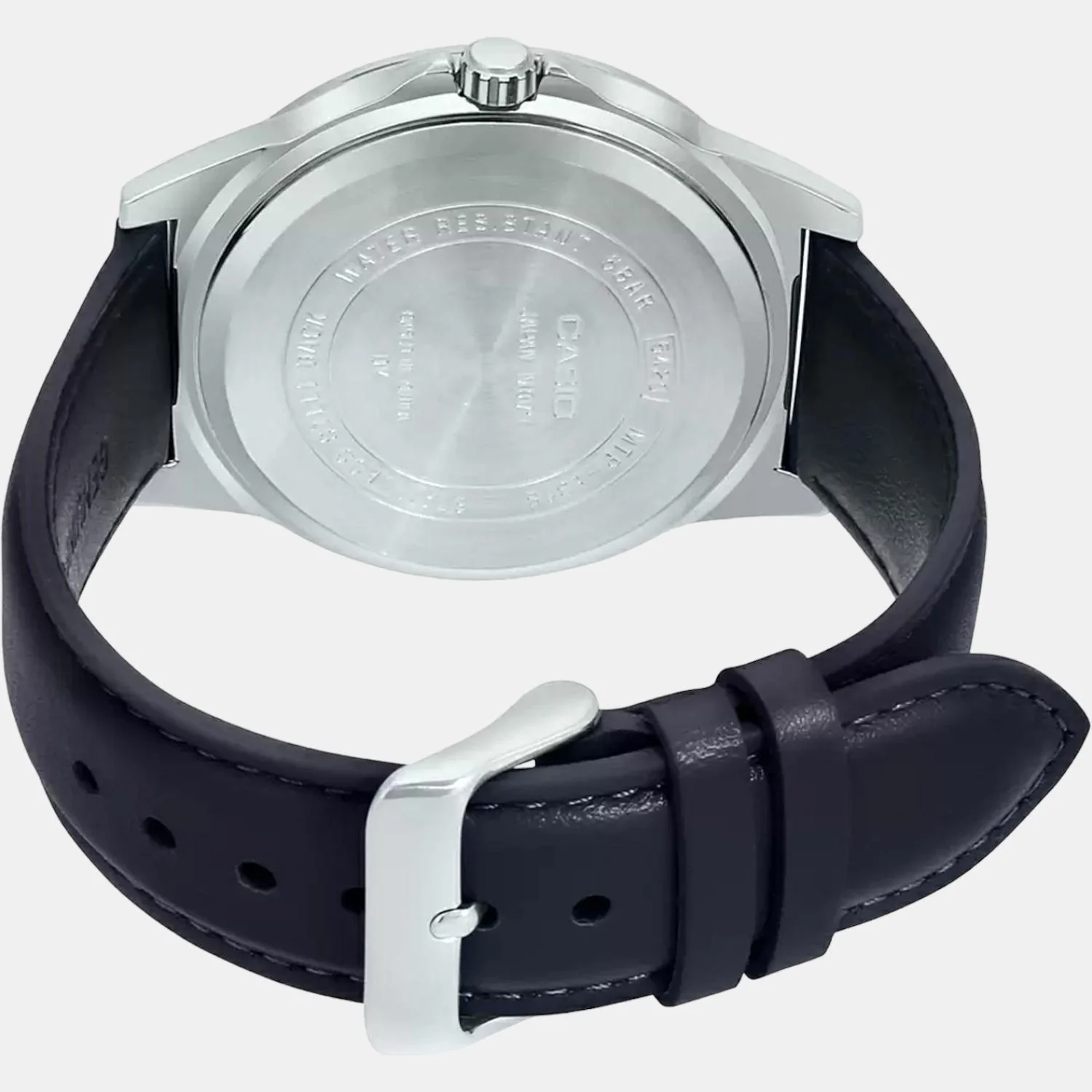 Enticer Men Quartz Black Dial Chronograph Leather Watch A1526 - Image 5